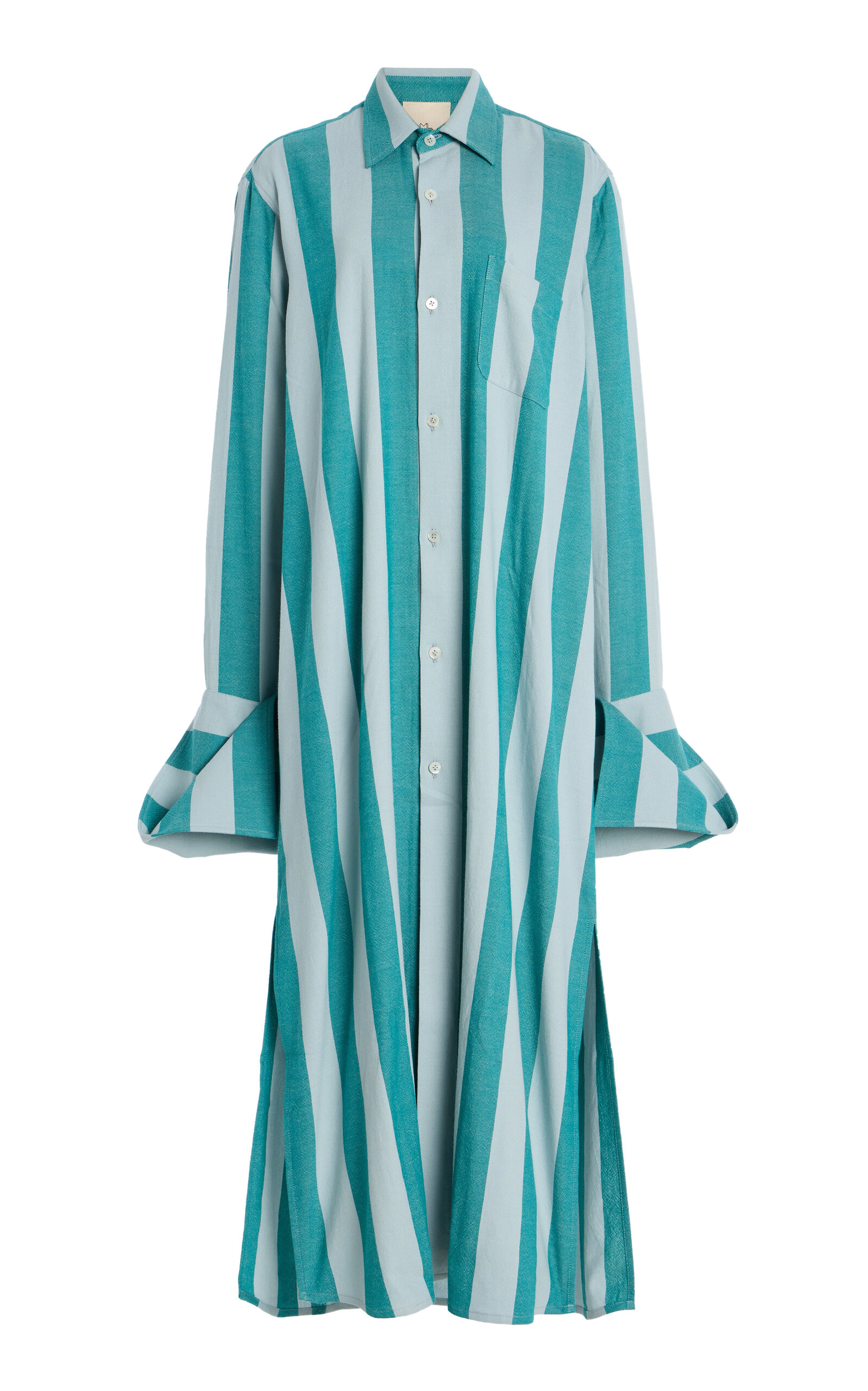 Exclusive Riviera Striped Cotton Maxi Dress