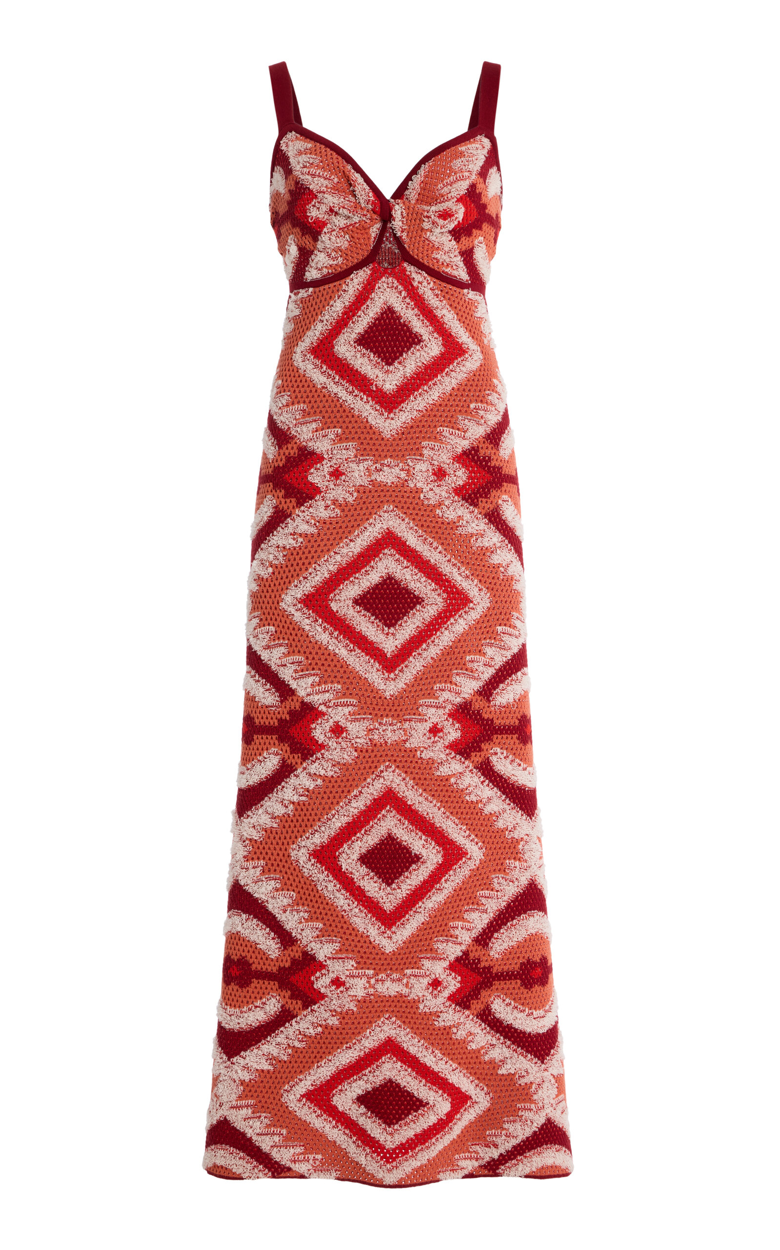 Johanna Ortiz Vintage Affair Cotton Midi Dress - Women's Clothing