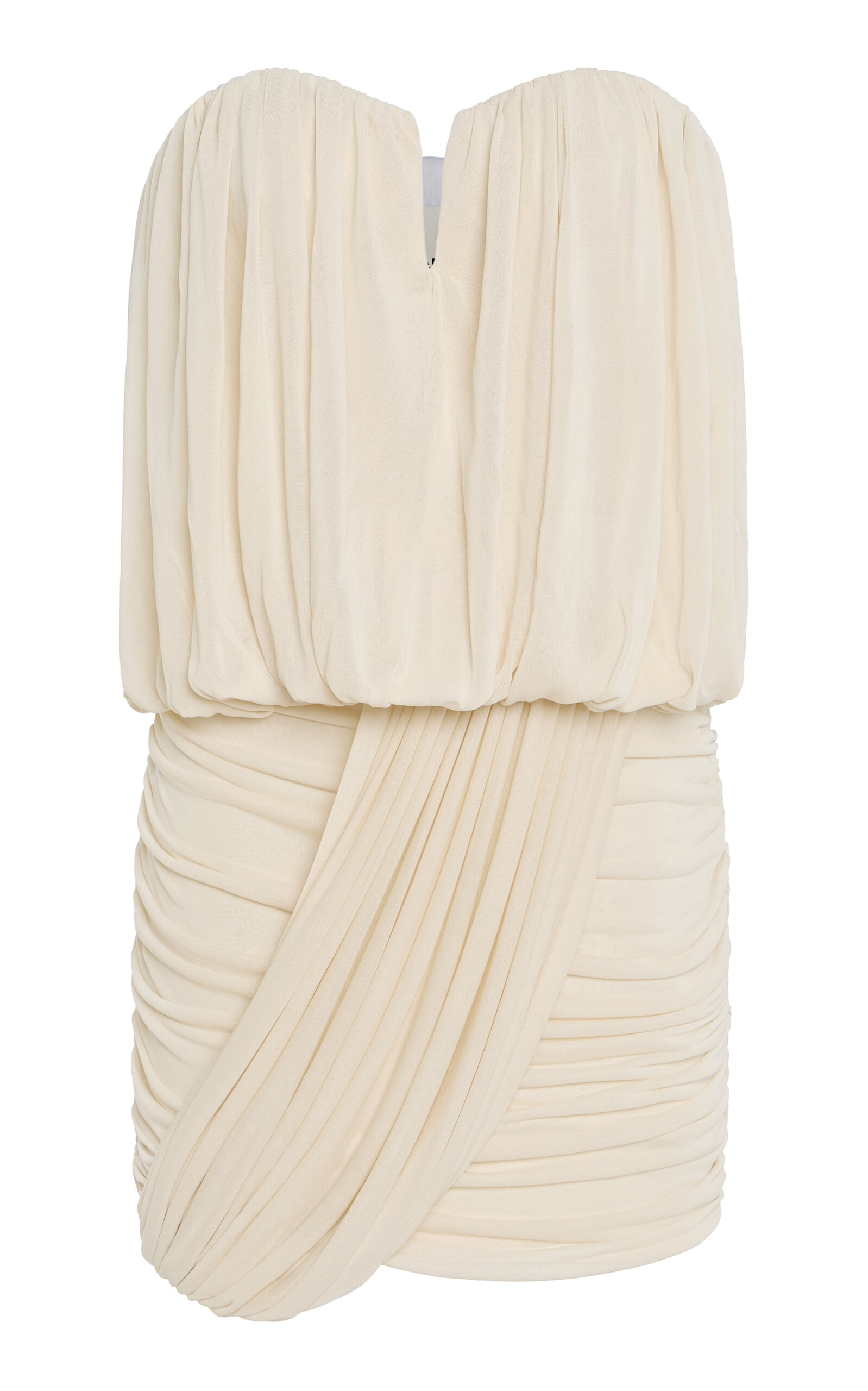 Isabel Marant Adelita Draped Knit-Jersey Mini Dress