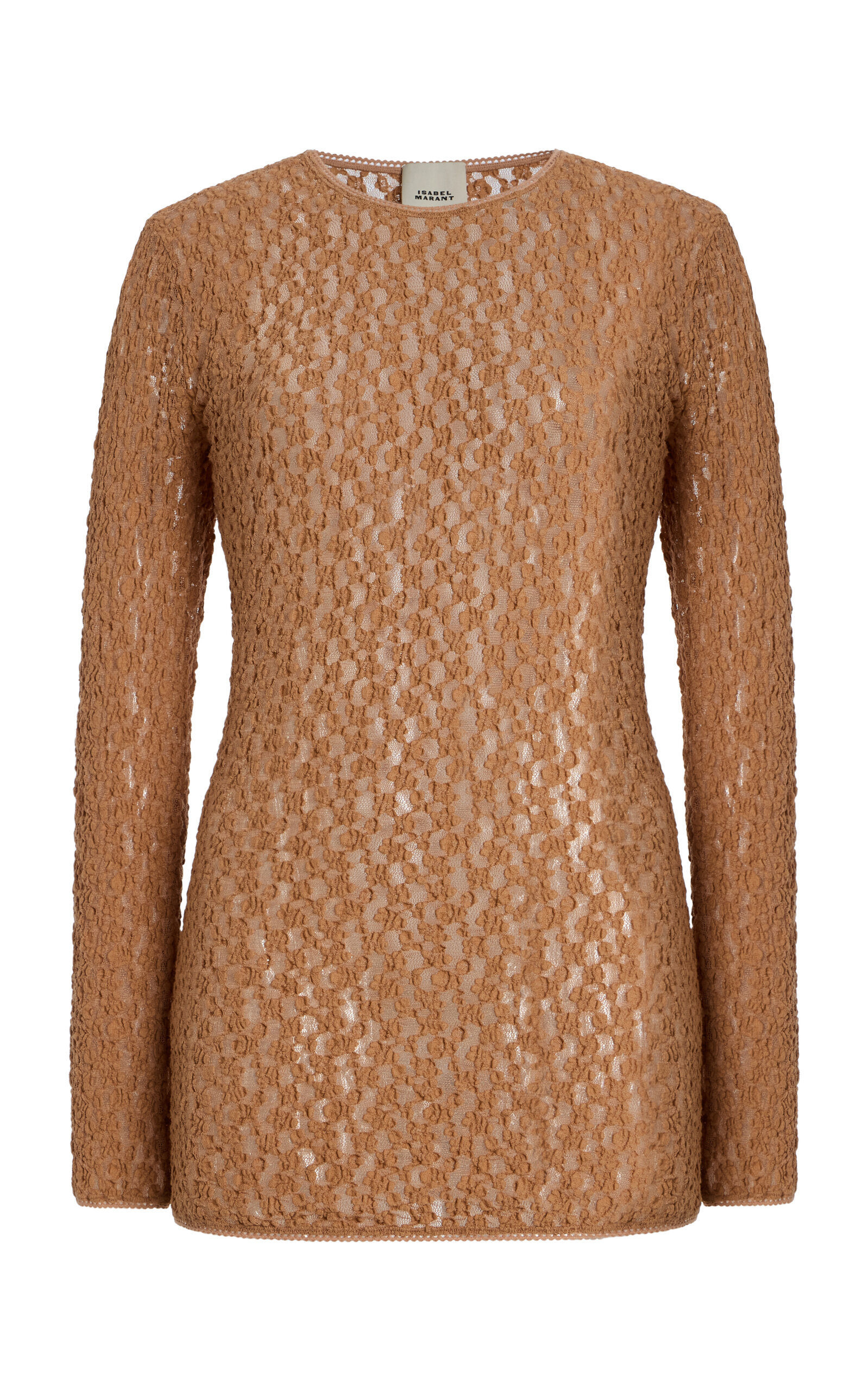 Isabel Marant Gaelle Lace Top - Brown