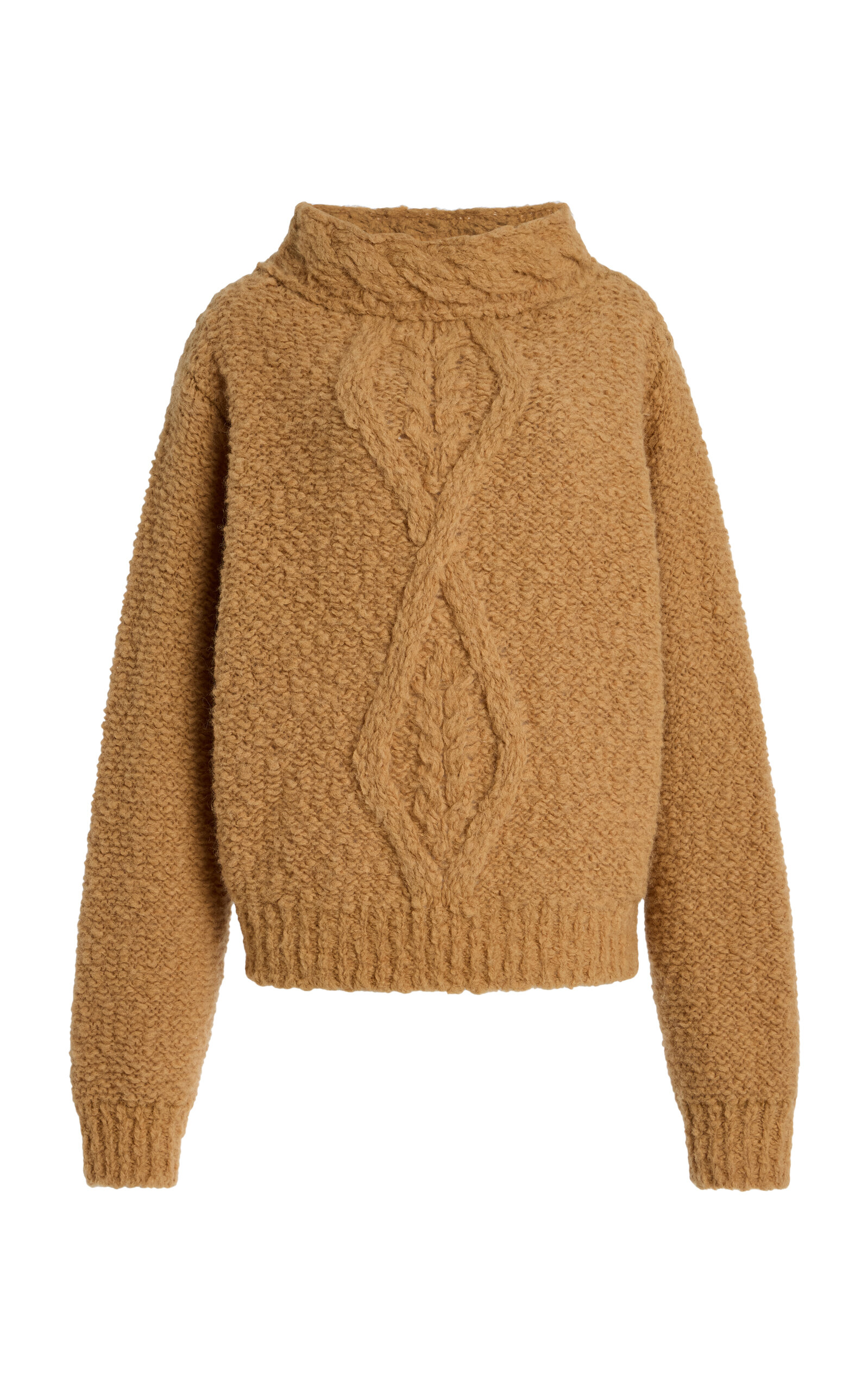 Isabel Marant Romane Alpaca-Blend Sweater - Tan