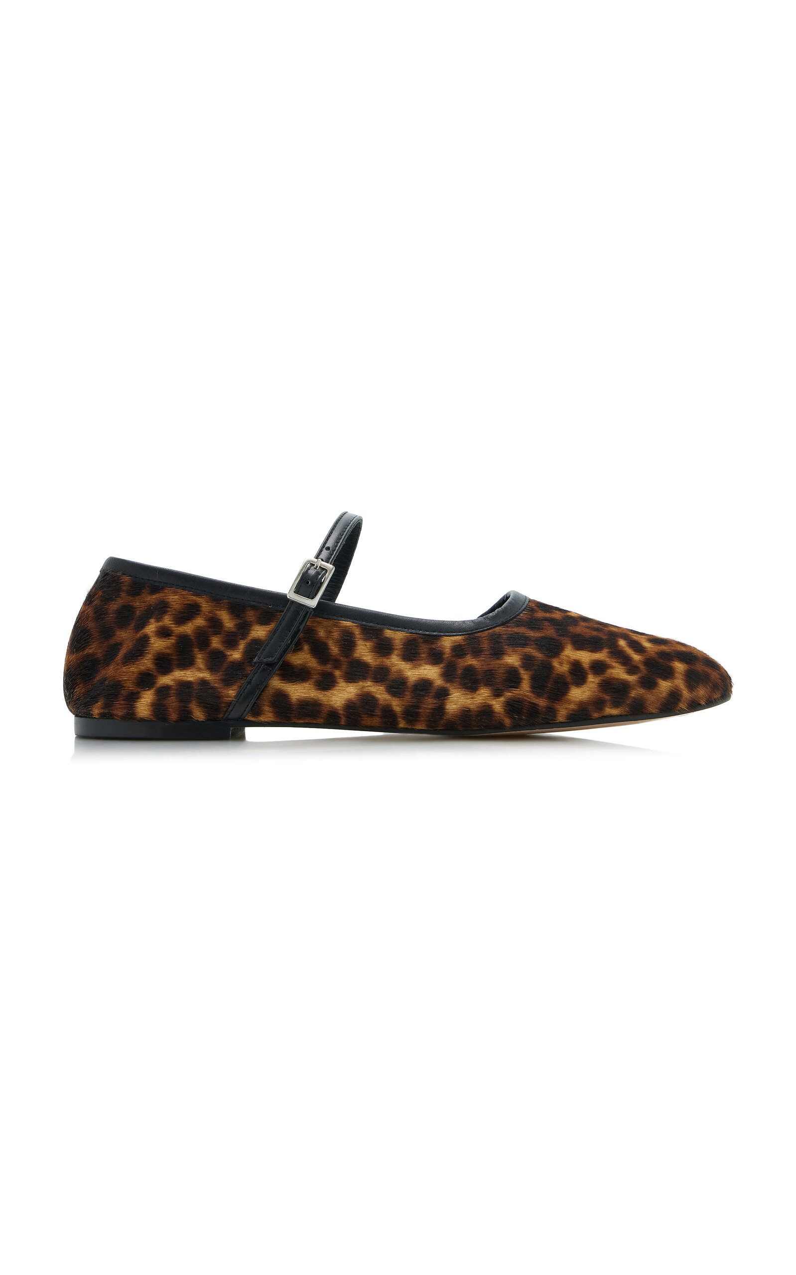 FRĒDA SALVADOR Laurel Leopard Pony Hair Ballet Flats - Women's Shoes