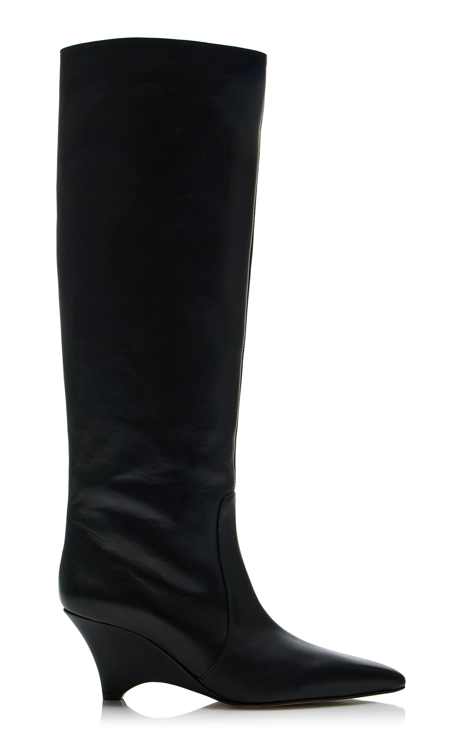 FRĒDA SALVADOR Mariah Leather Knee Boots - Moda Operandi