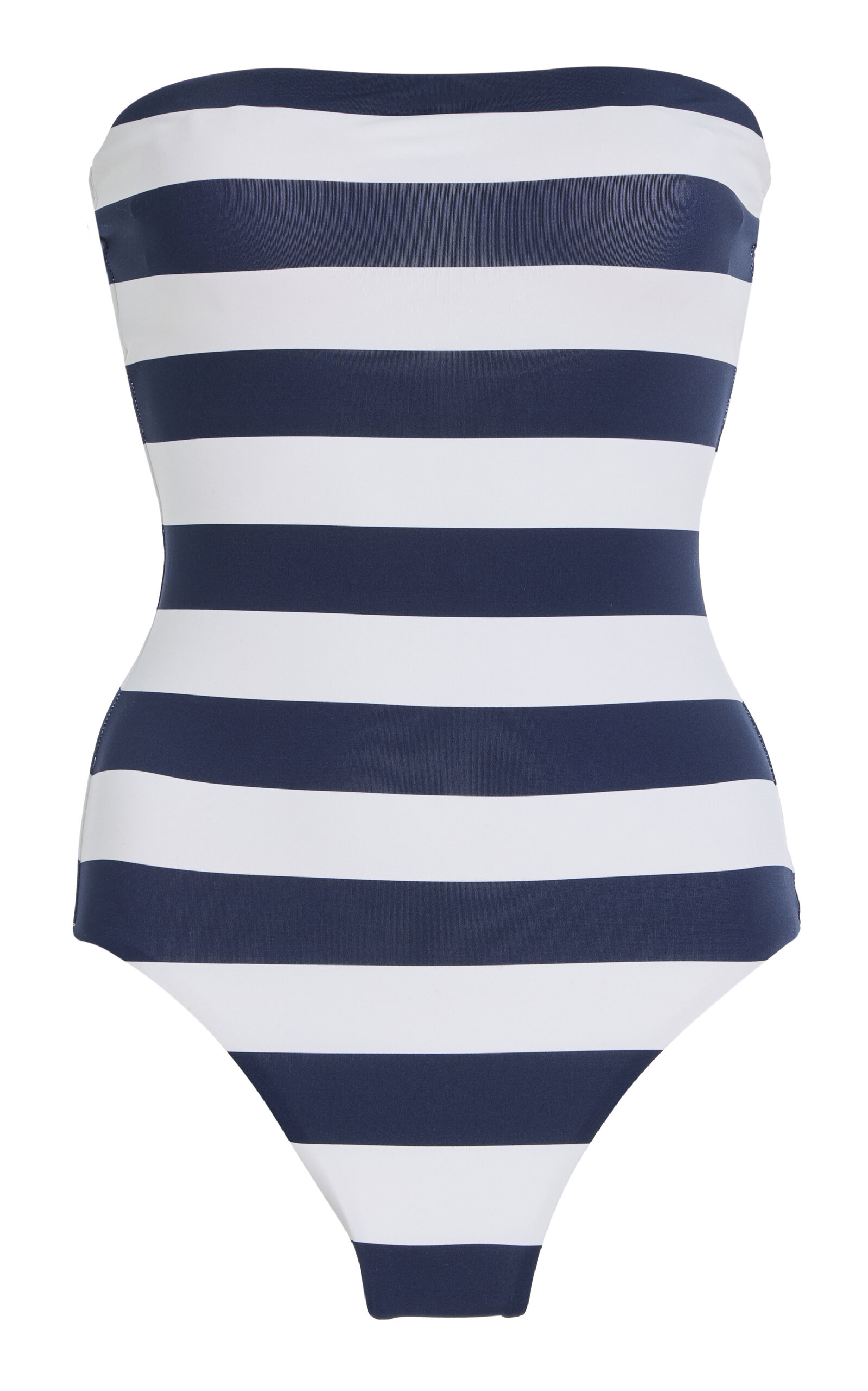 BONDI BORN Alba One Piece - Navy Stripe