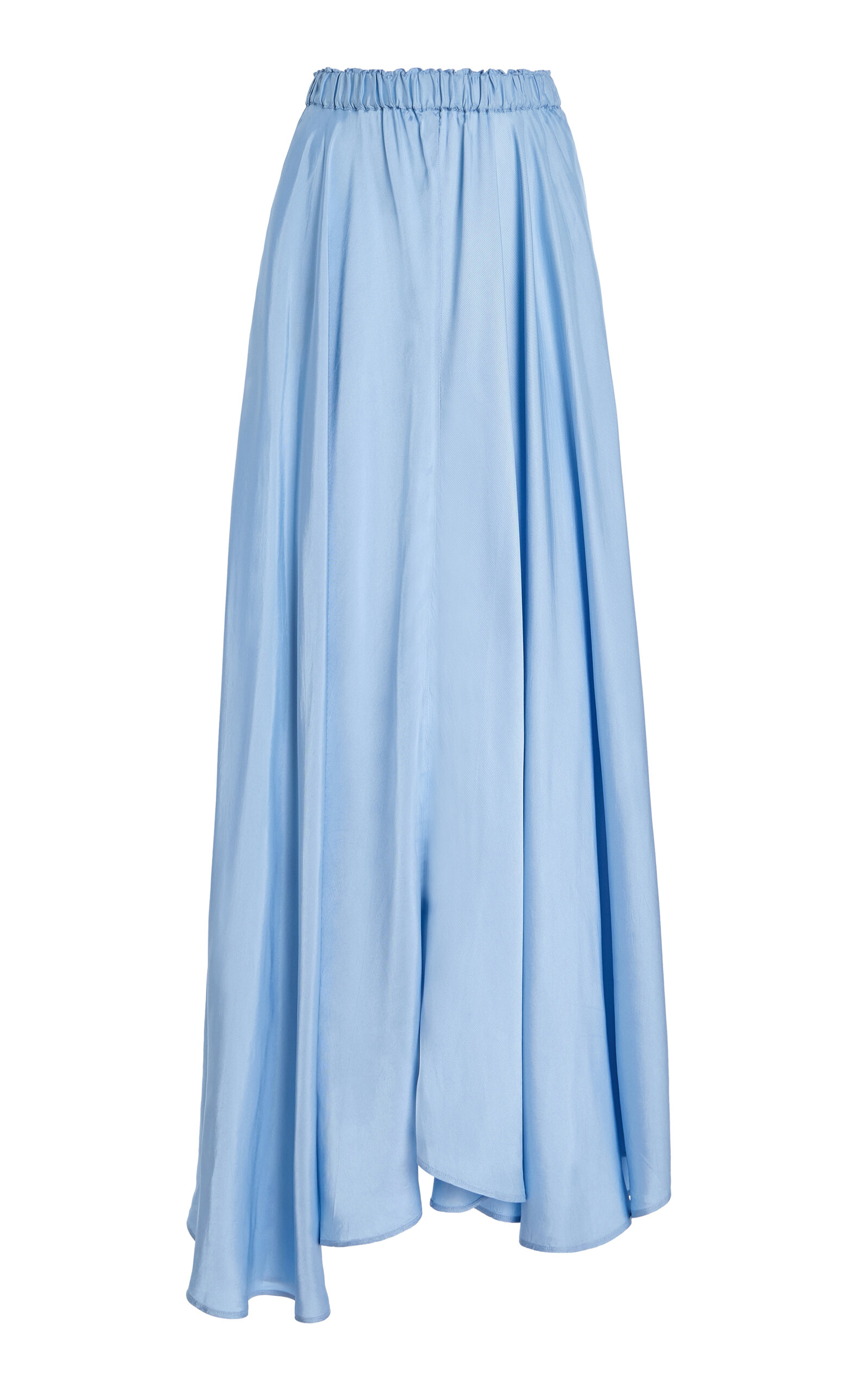 BONDI BORN Como Twill-Satin Full Skirt