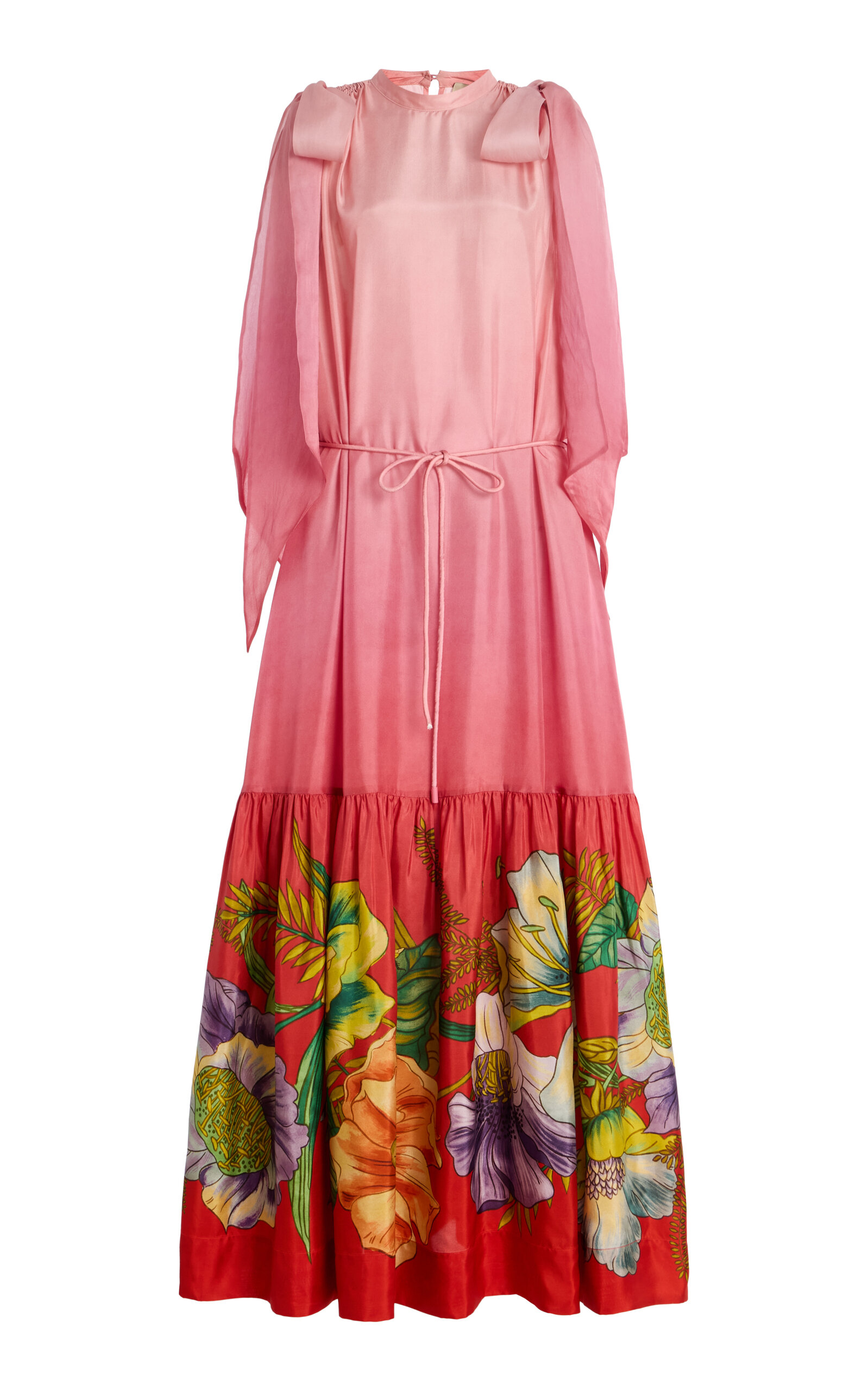 ALÉMAIS Inez Silk Habotai Gown