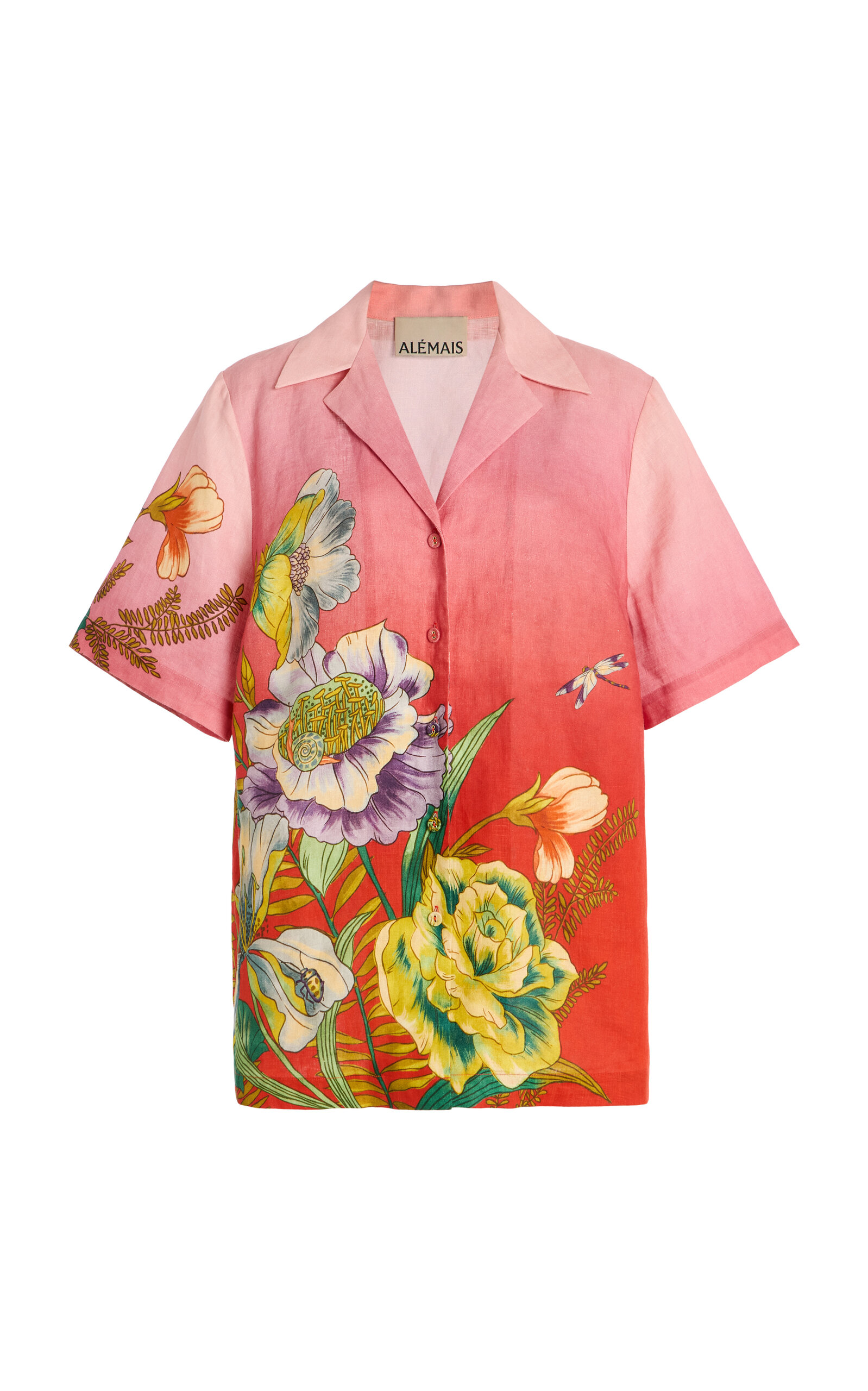 ALÉMAIS Inez Ombre Linen Shirt