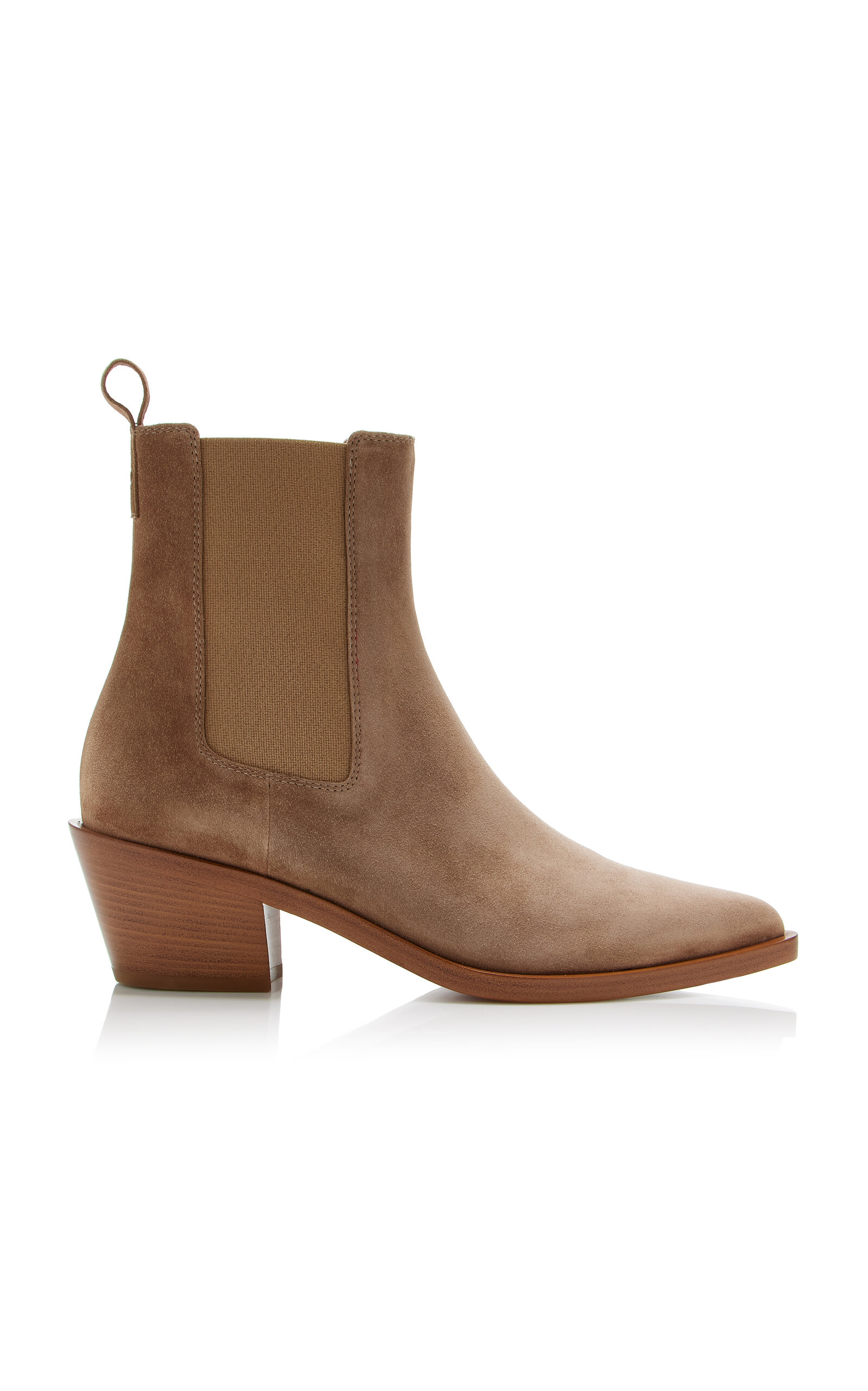 Gianvito Rossi Wylie Suede Ankle Boots