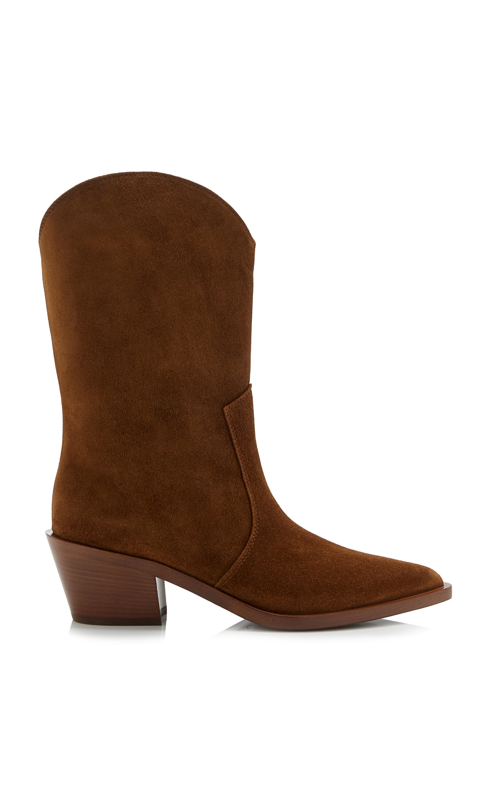 Suede Western Boots