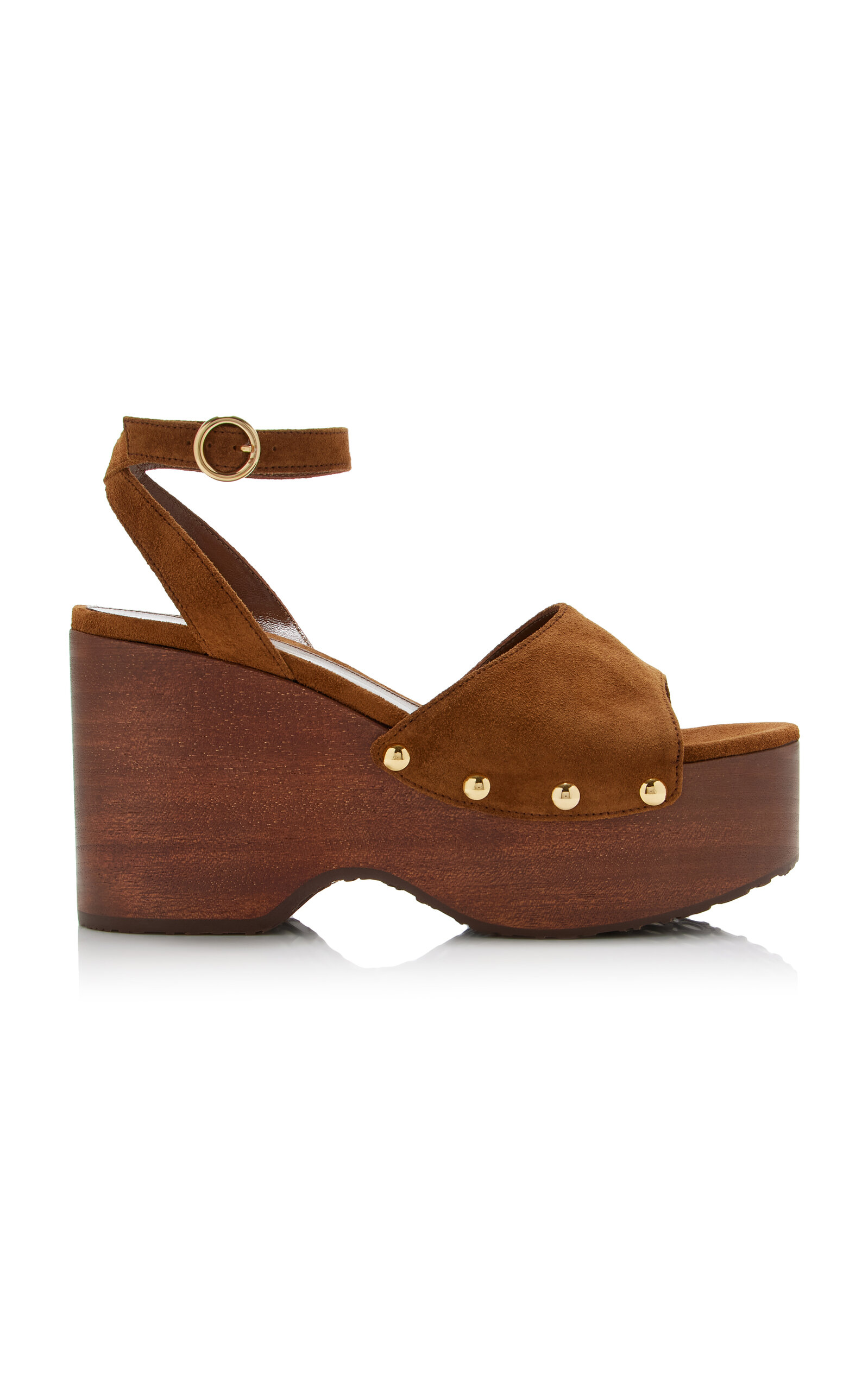 Suede Platform Sandals