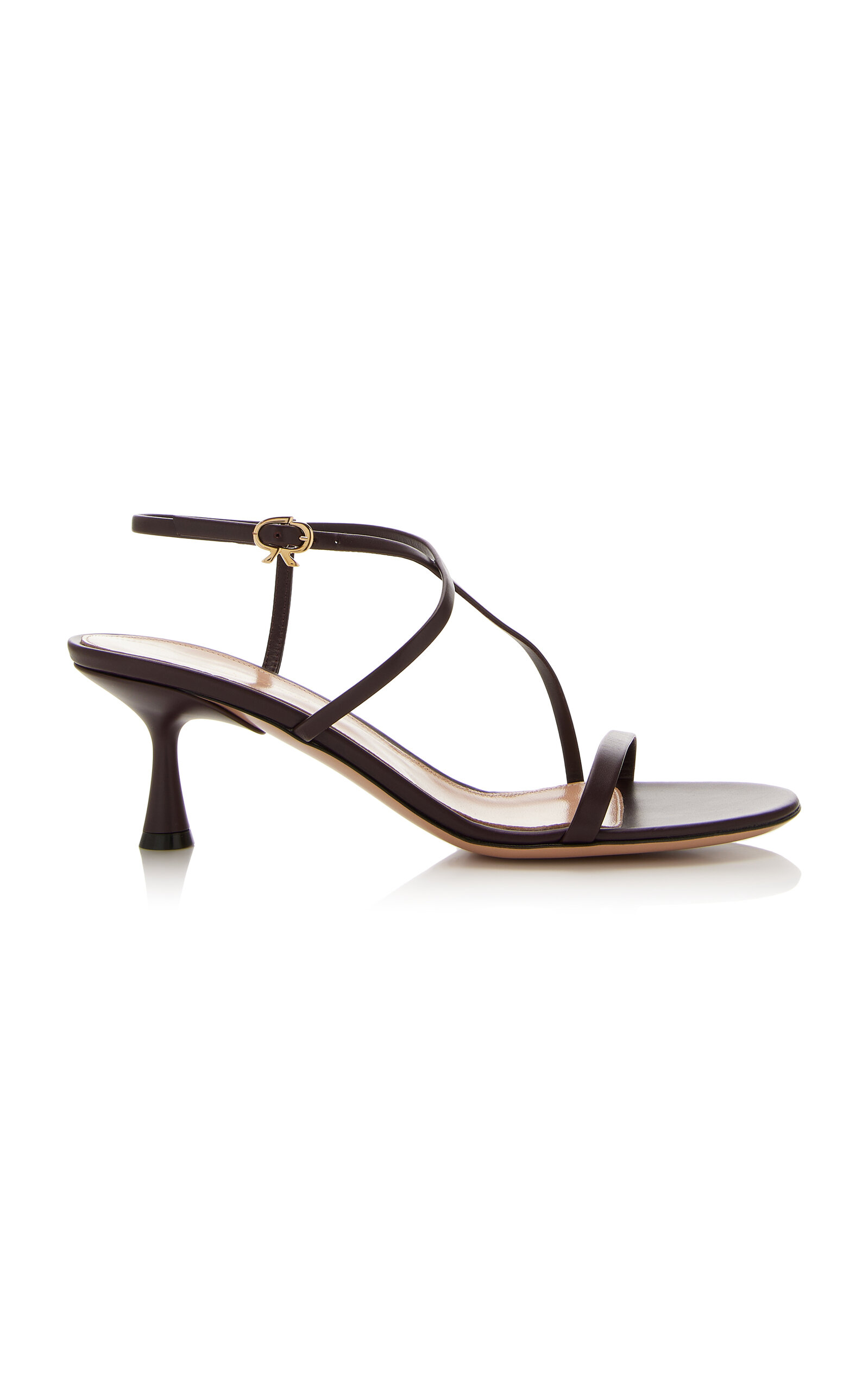 Gianvito Rossi Criss-Cross Leather Sandals