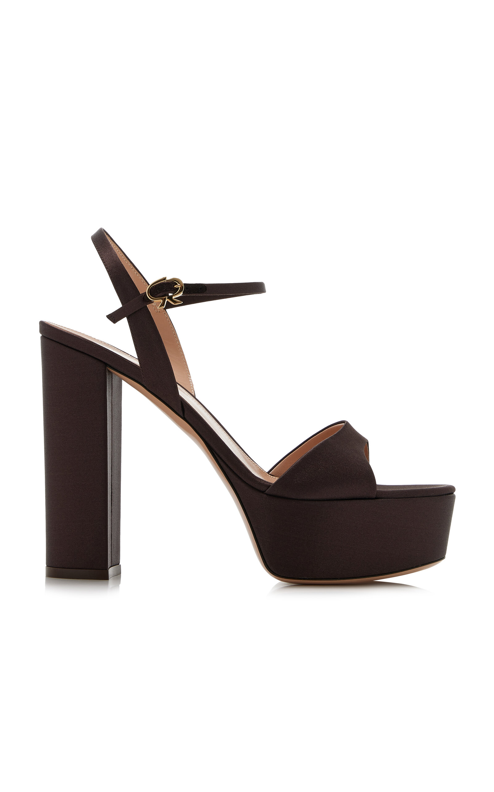 Gianvito Rossi Crepe-Satin Platform Sandals - Women's Shoes
