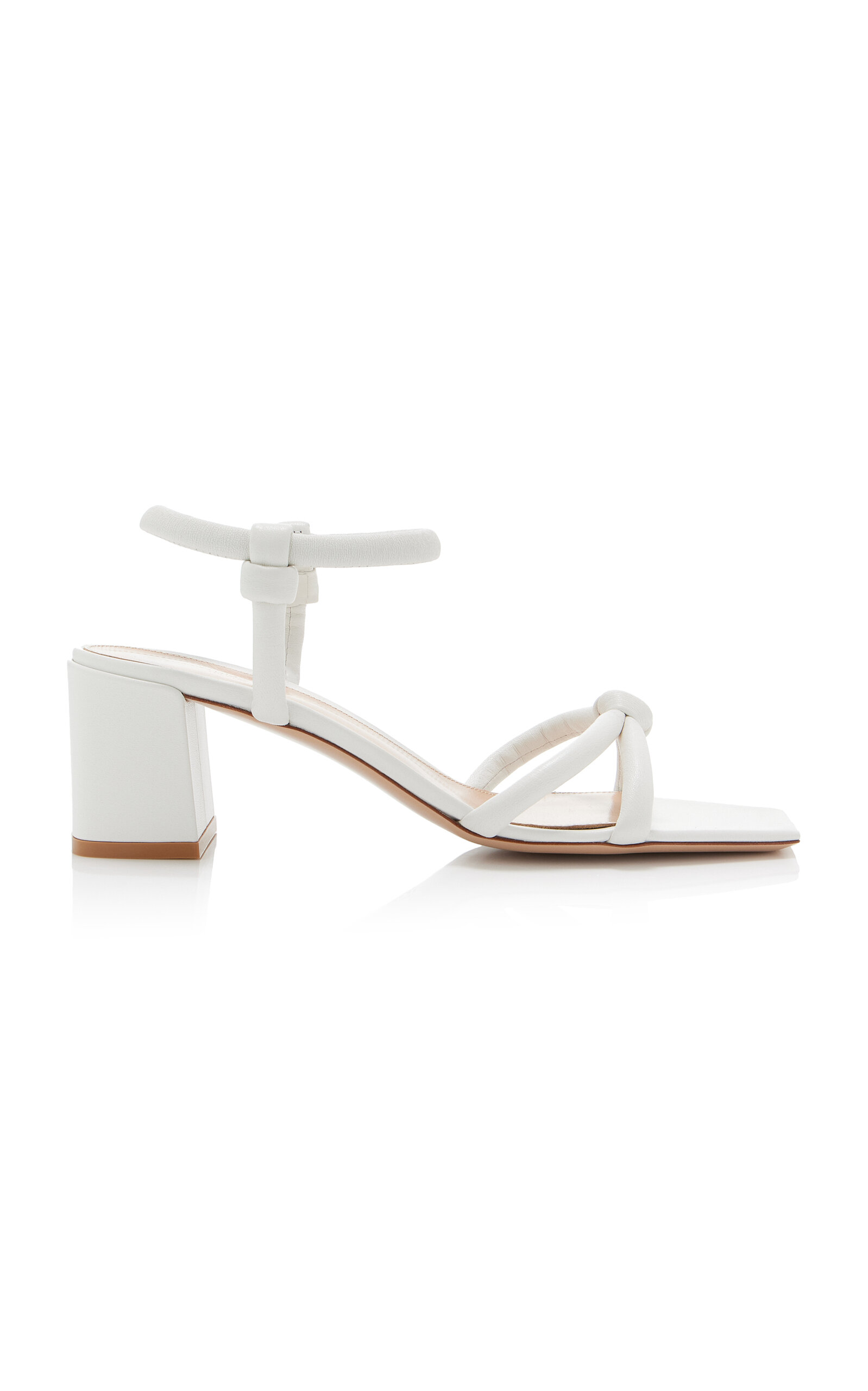 Gianvito Rossi Juno Knotted Leather Sandals