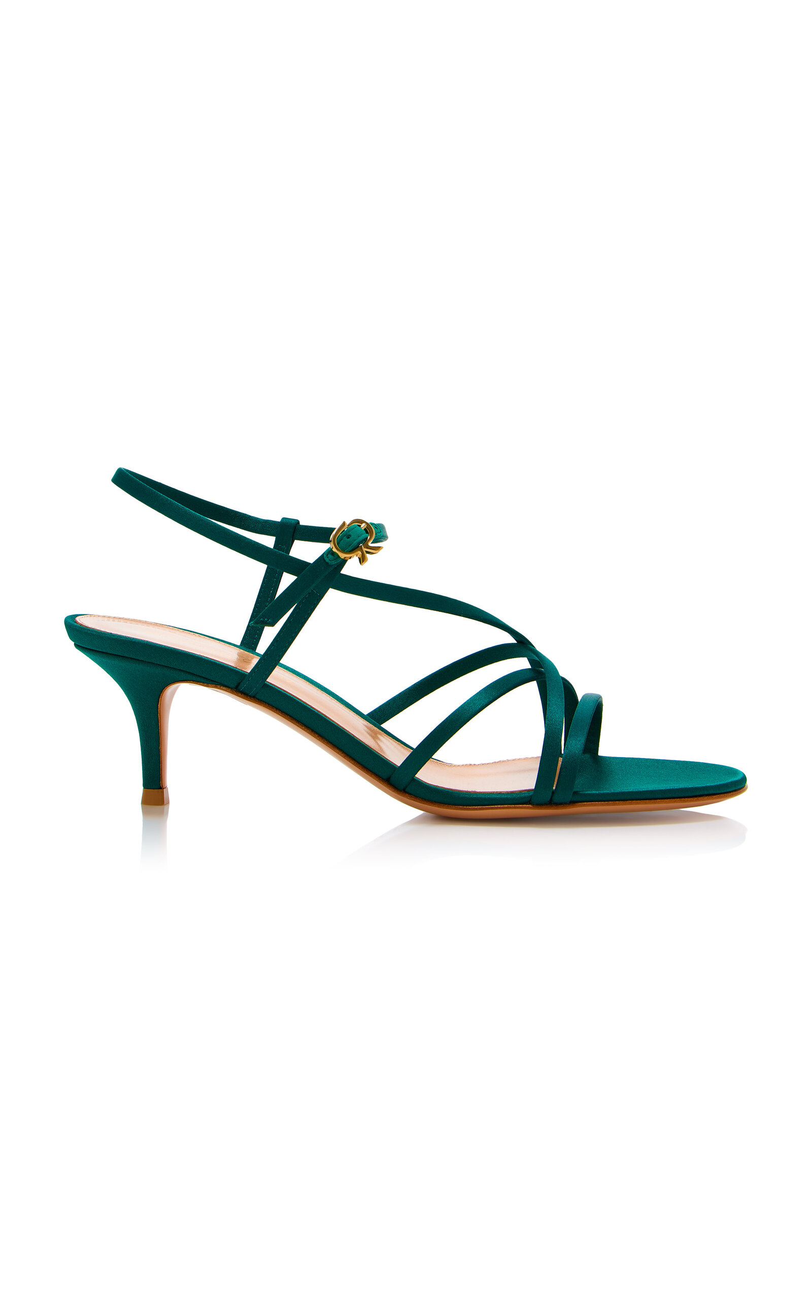 Gianvito Rossi Crepe-Satin Sandals