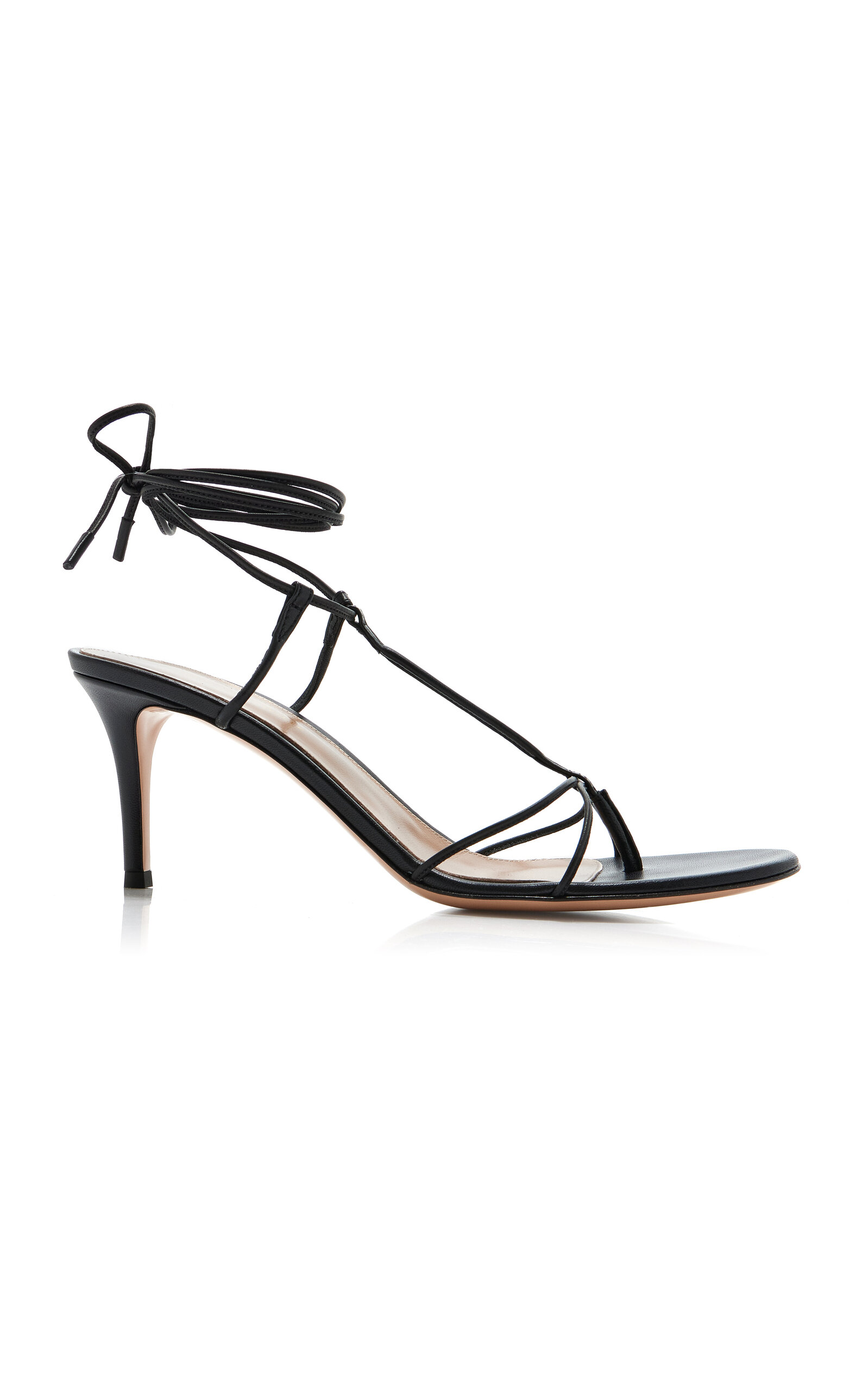 Gianvito Rossi Lace-Up Leather Sandals