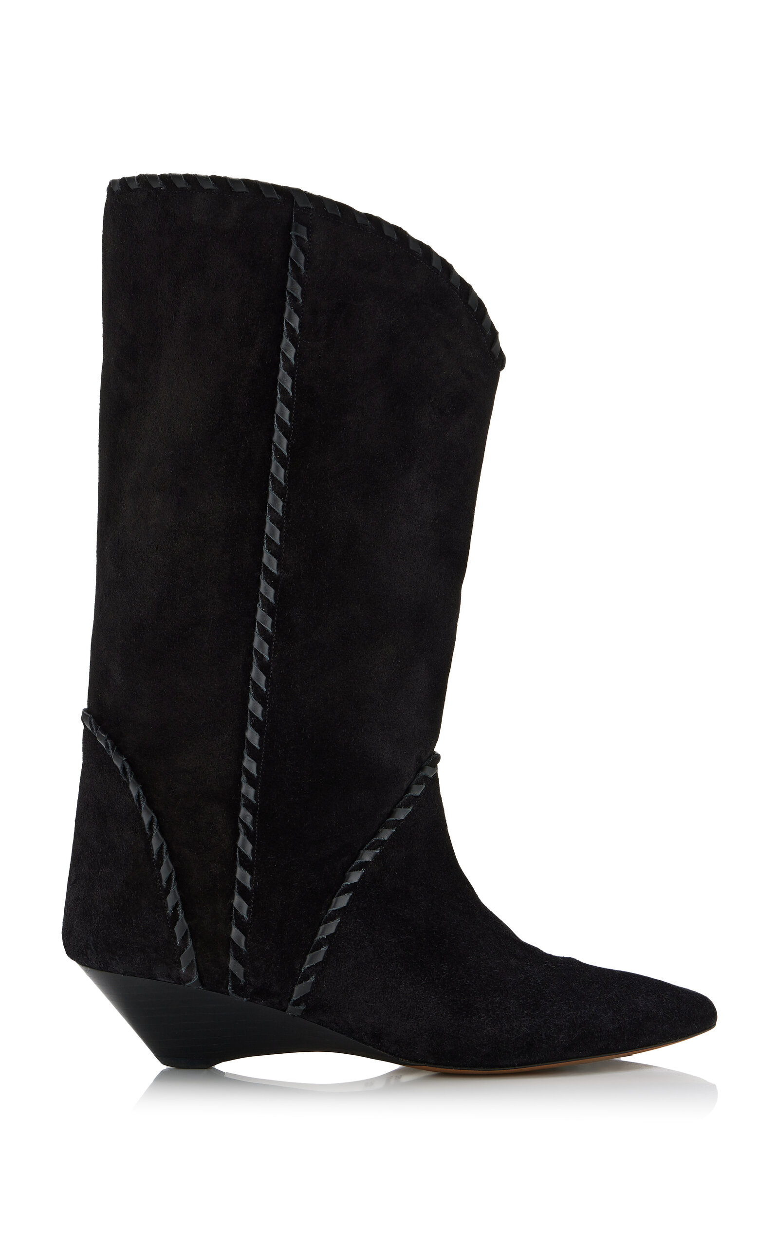 Isabel Marant Edoa Suede Boots - Black