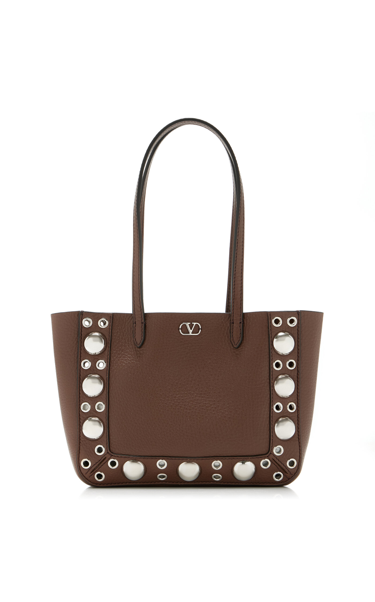 Valentino Garavani Nellcote Mini Studded Leather Tote Bag - Moda Operandi