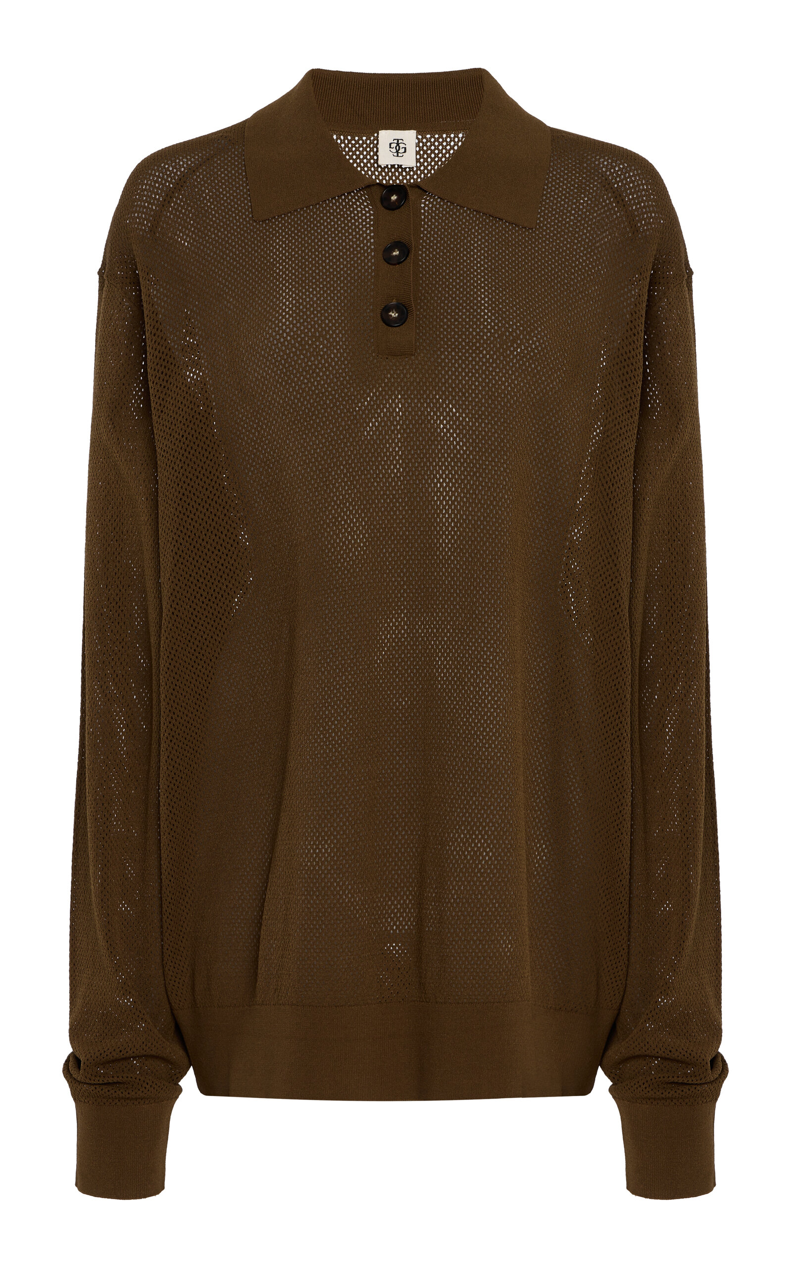Madison Knitted Polo Top