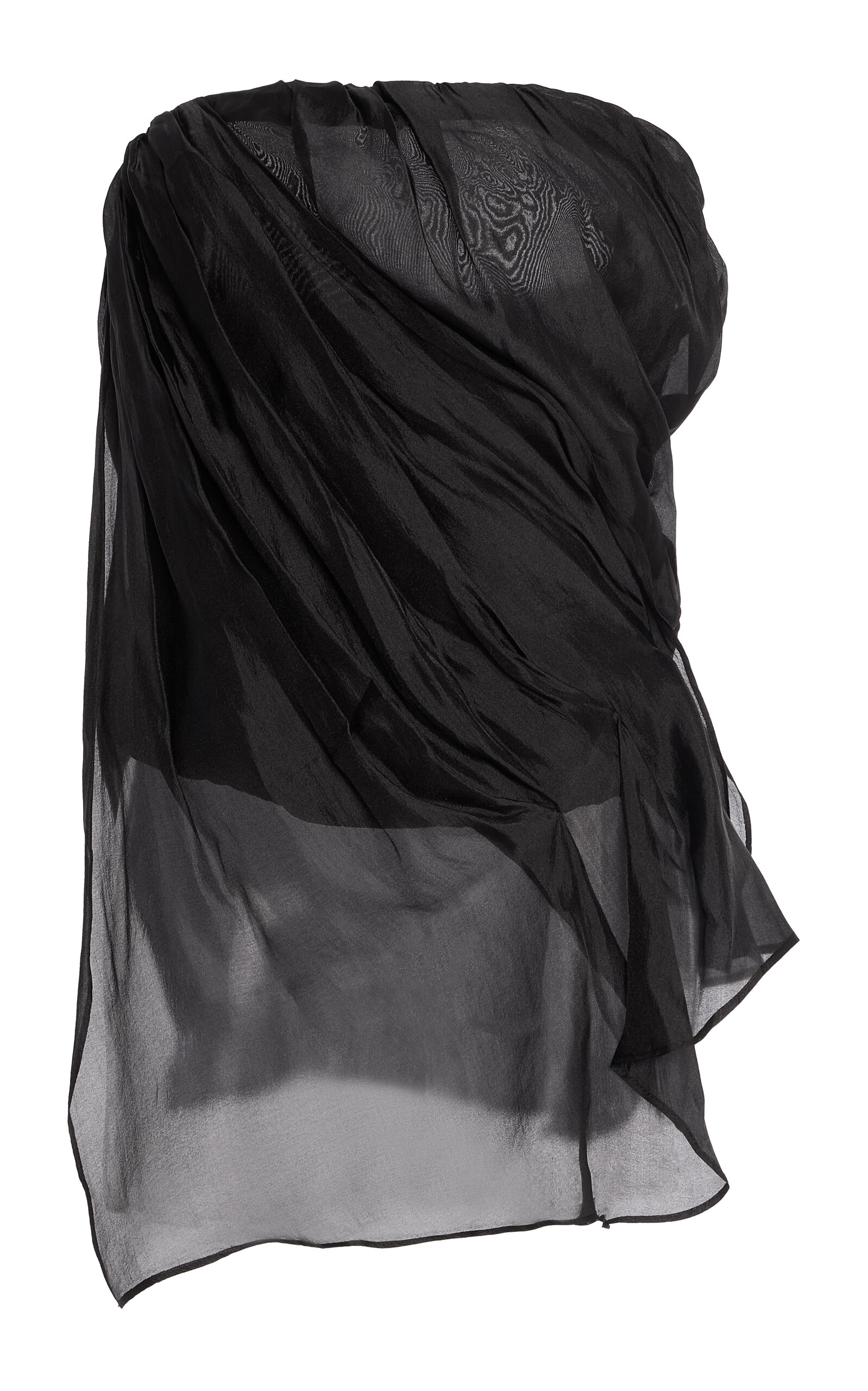 THE GARMENT Gilian Draped Chiffon Bustier Top