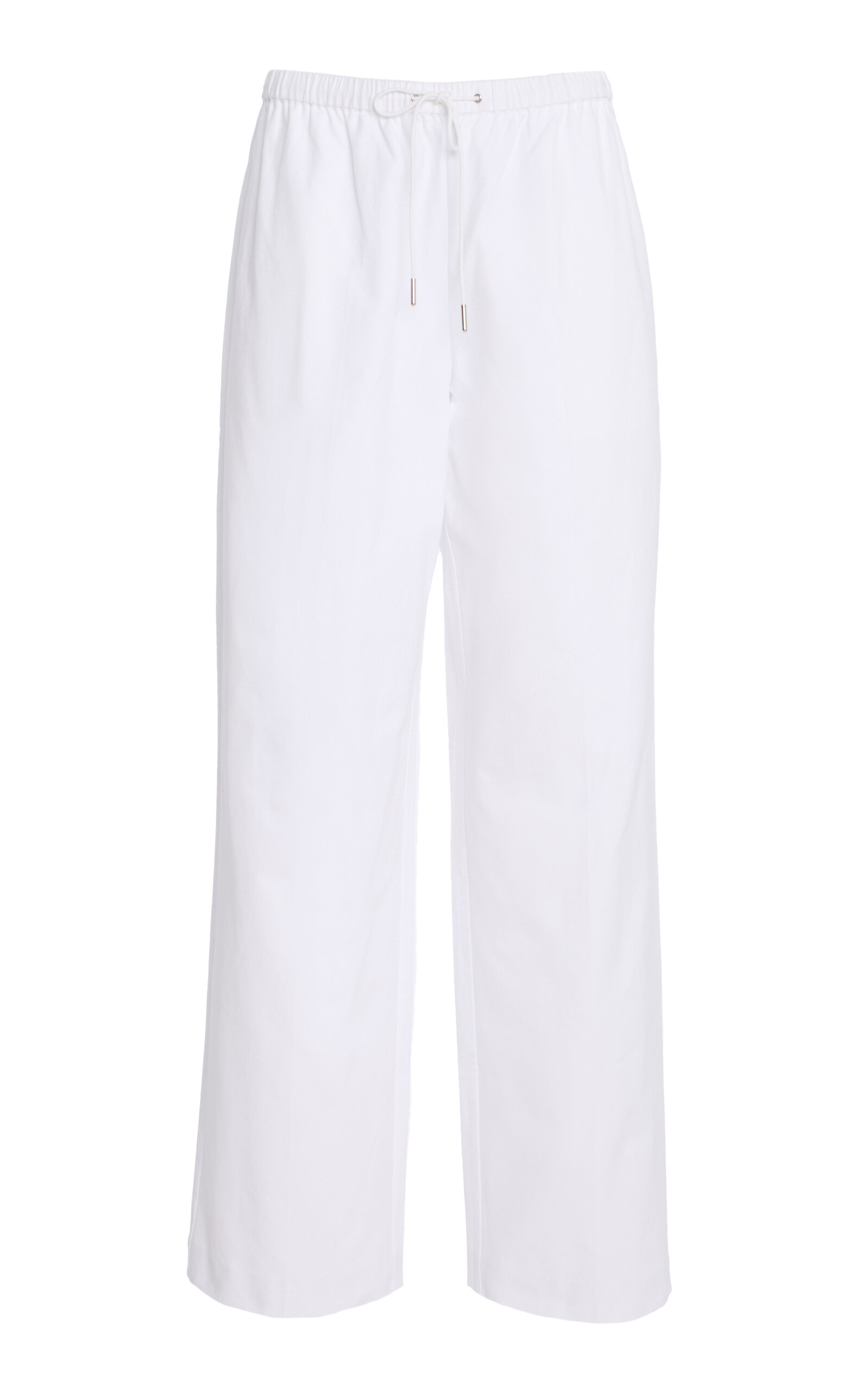 Paloma Cotton Straight-Leg Pants