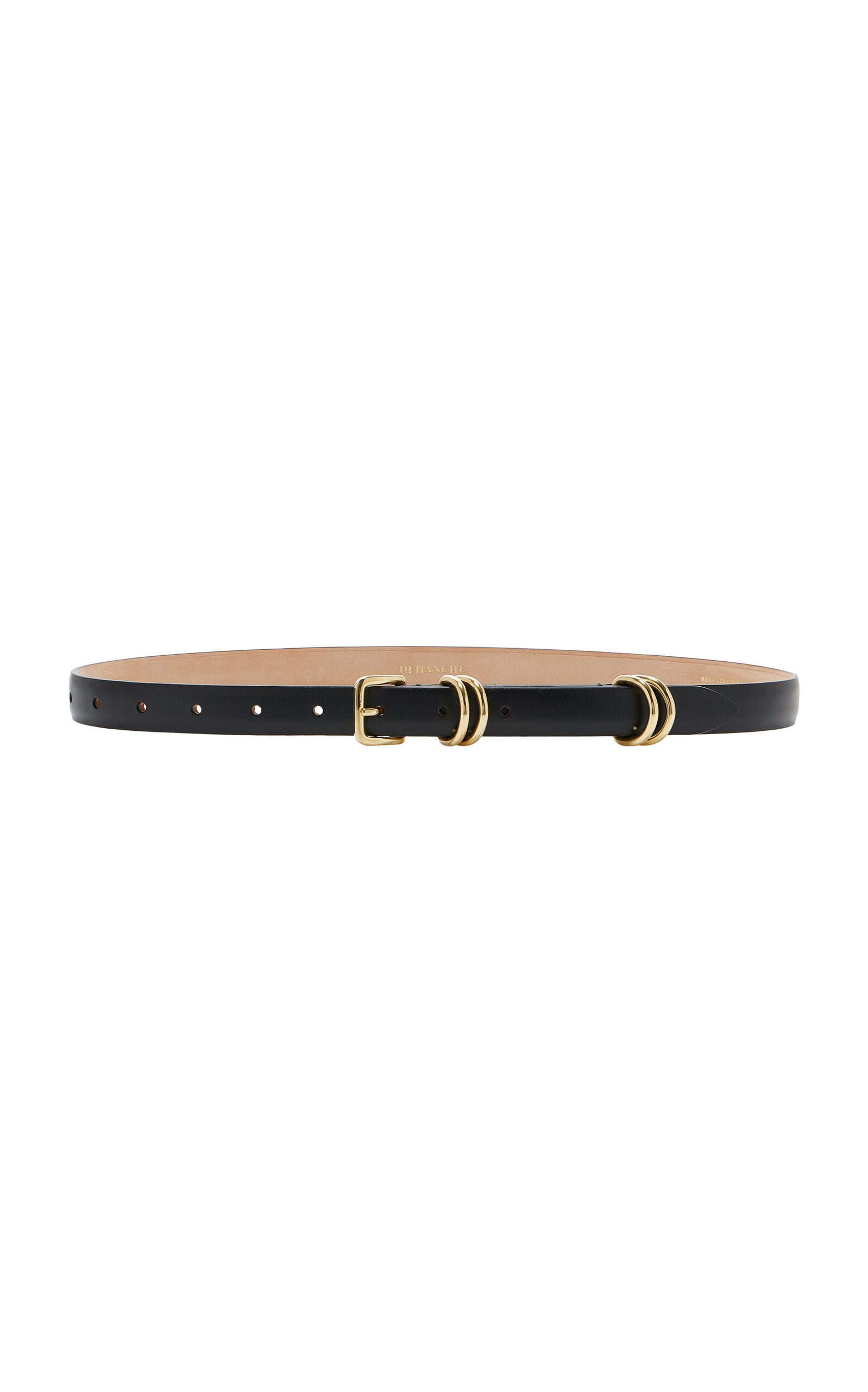 Déhanche Constance Leather Belt - Black - XS