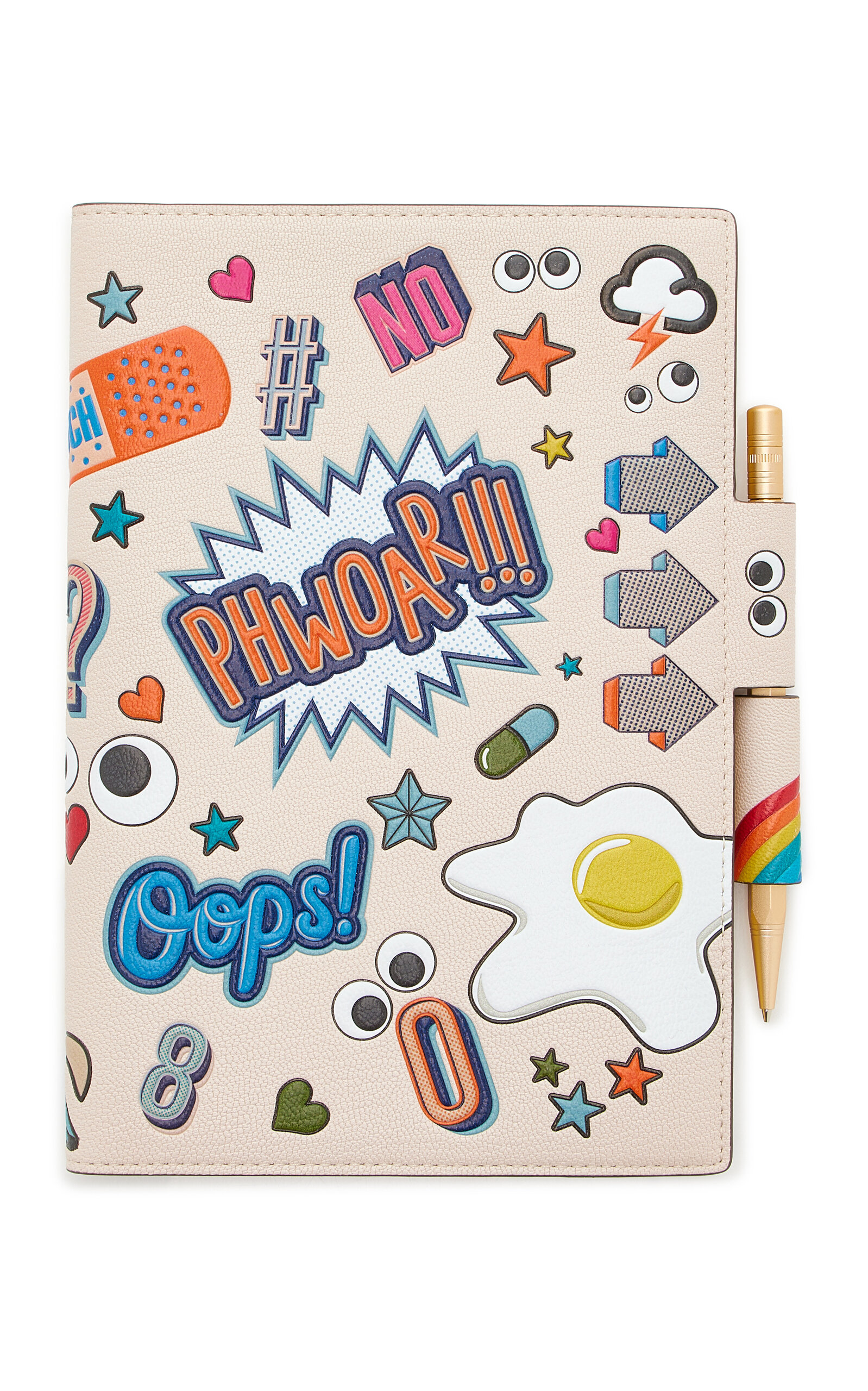 Anya Hindmarch Sticker Leather A5 Journal