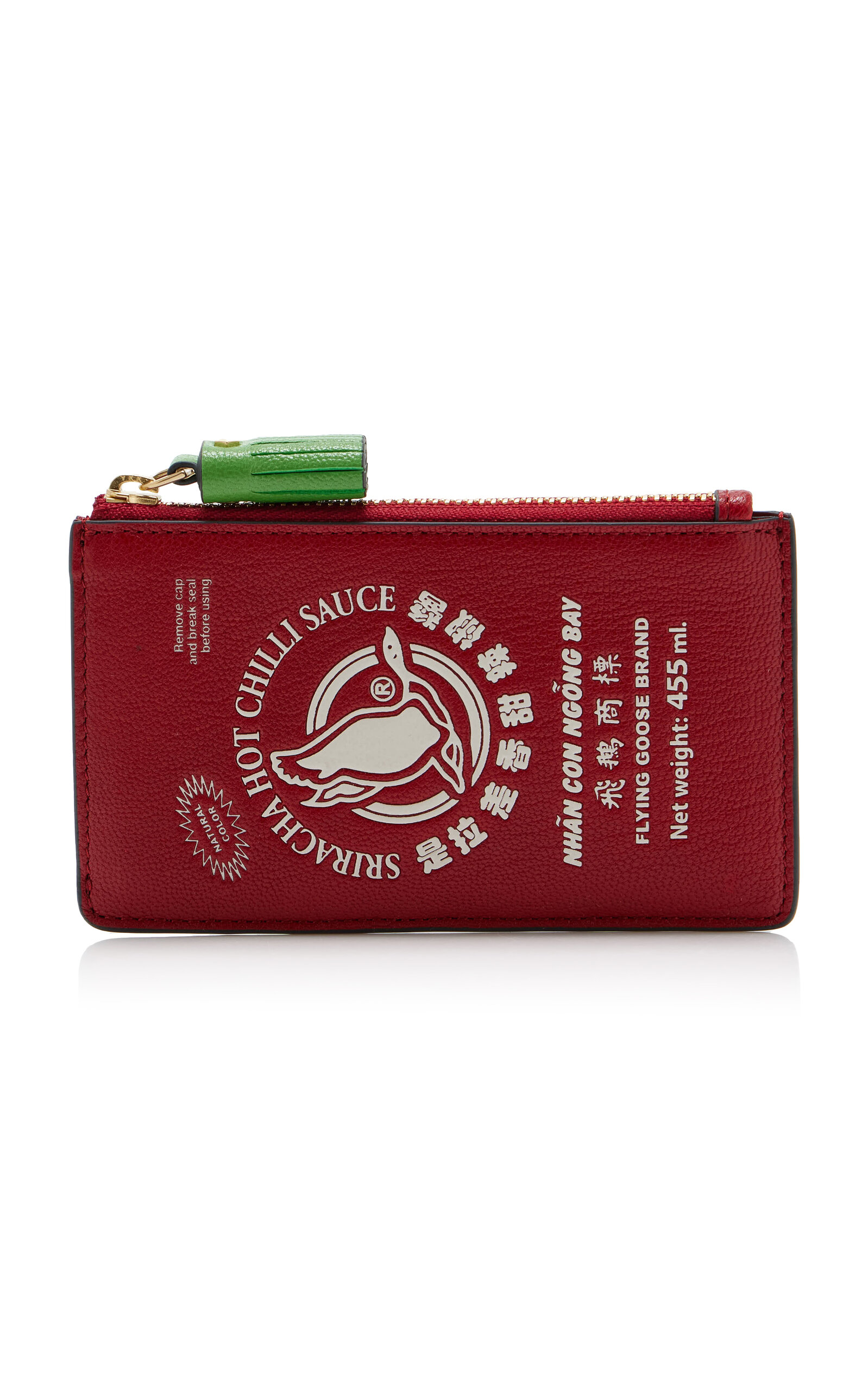 Anya Hindmarch Flying Goose Sriracha Zip Card Case - Red