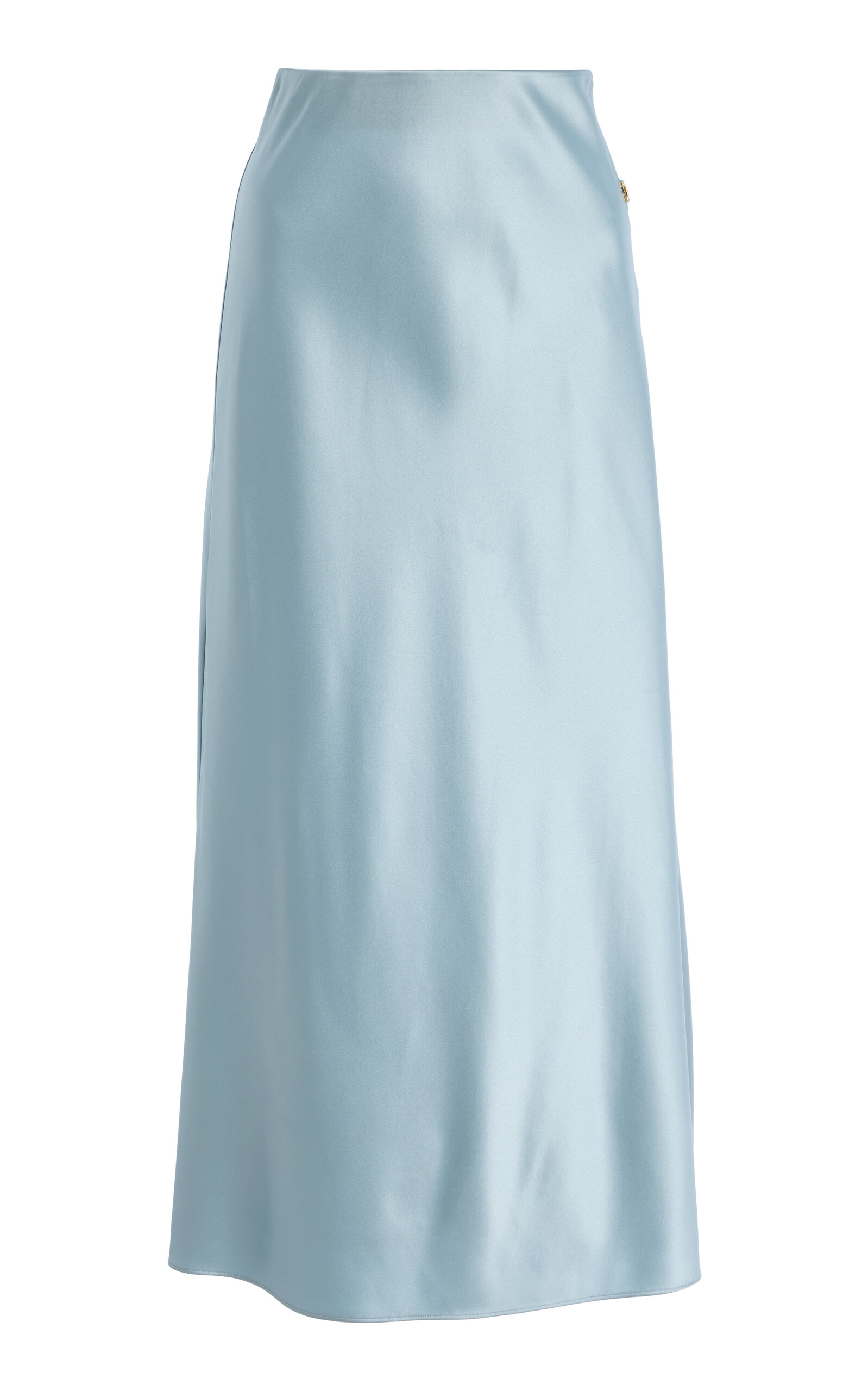 Éterne Camila Stretch-Silk Midi Skirt