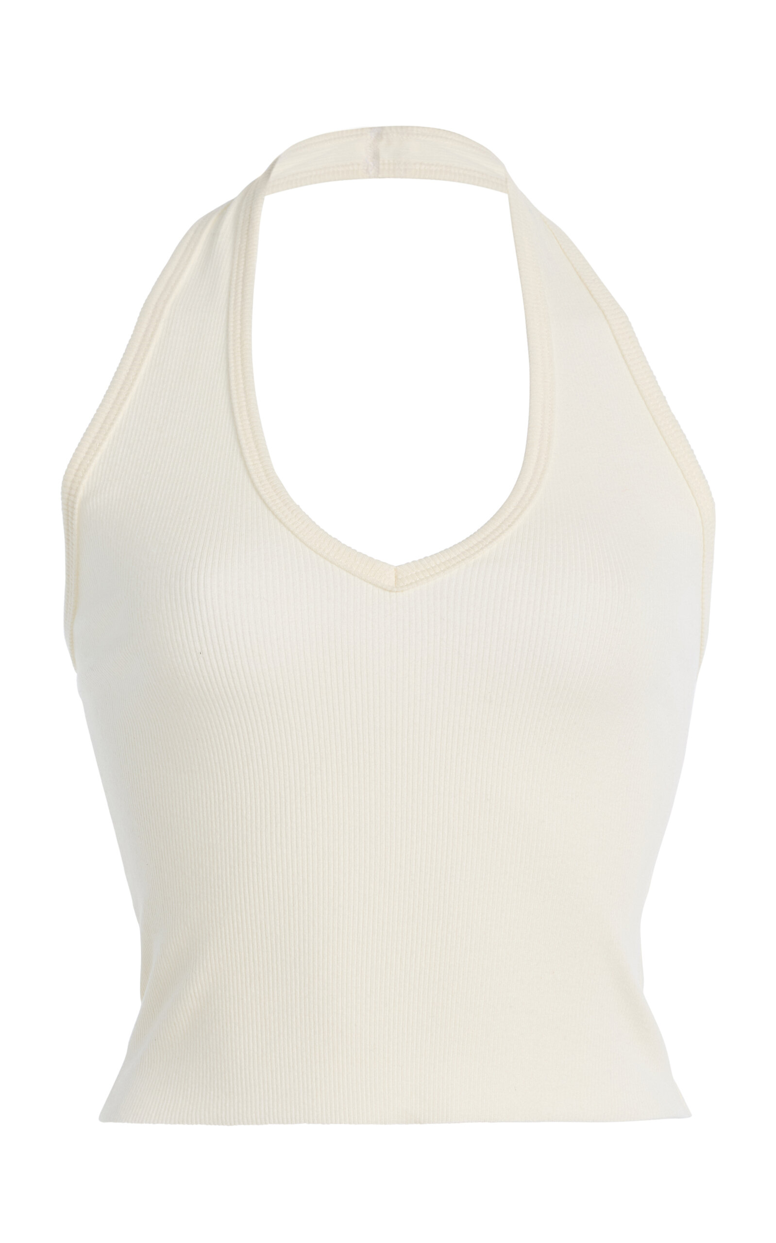 Cotton-Blend Halter Top