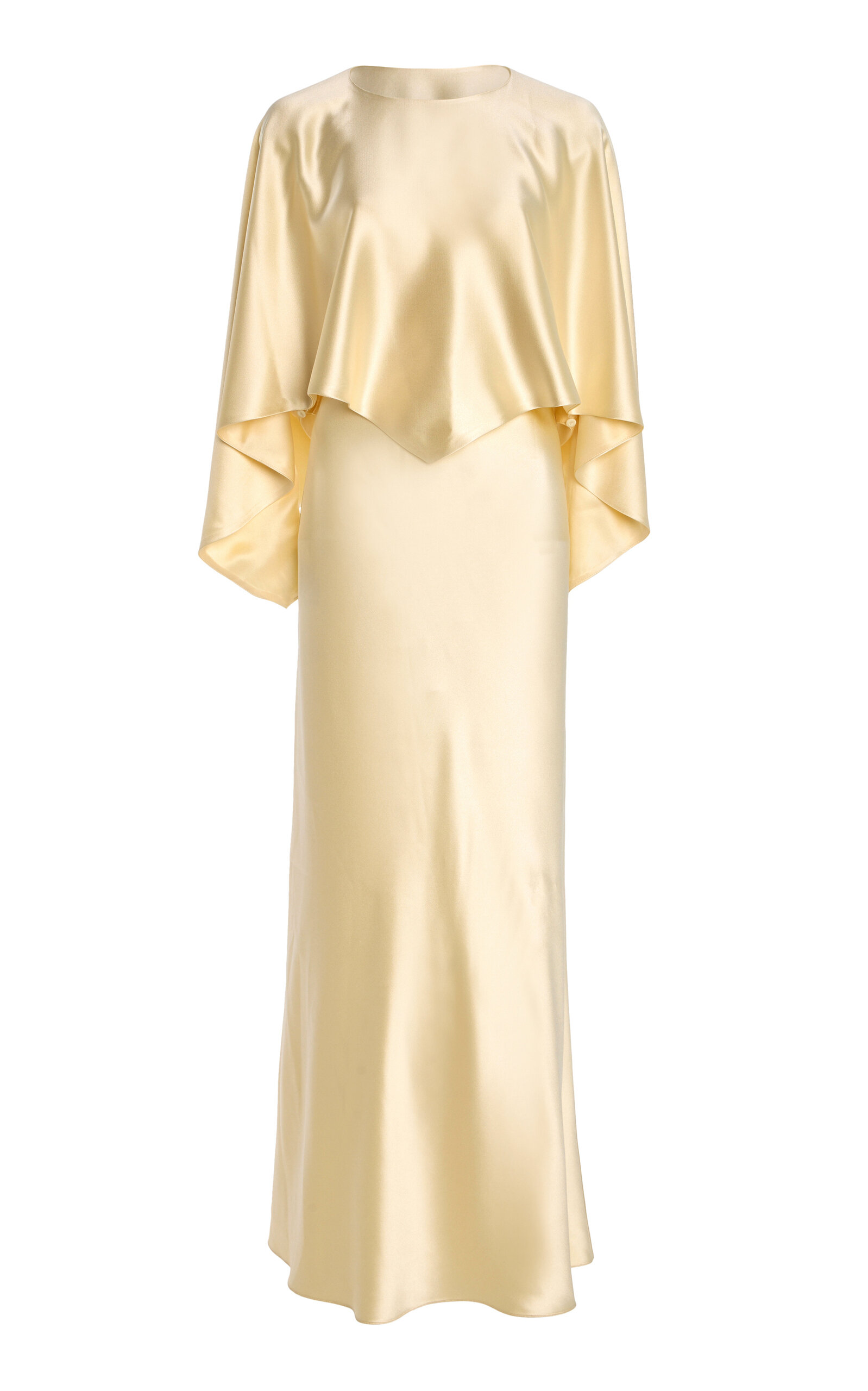 Adam Lippes Larys Convertible Silk-Charmeuse Maxi Dress