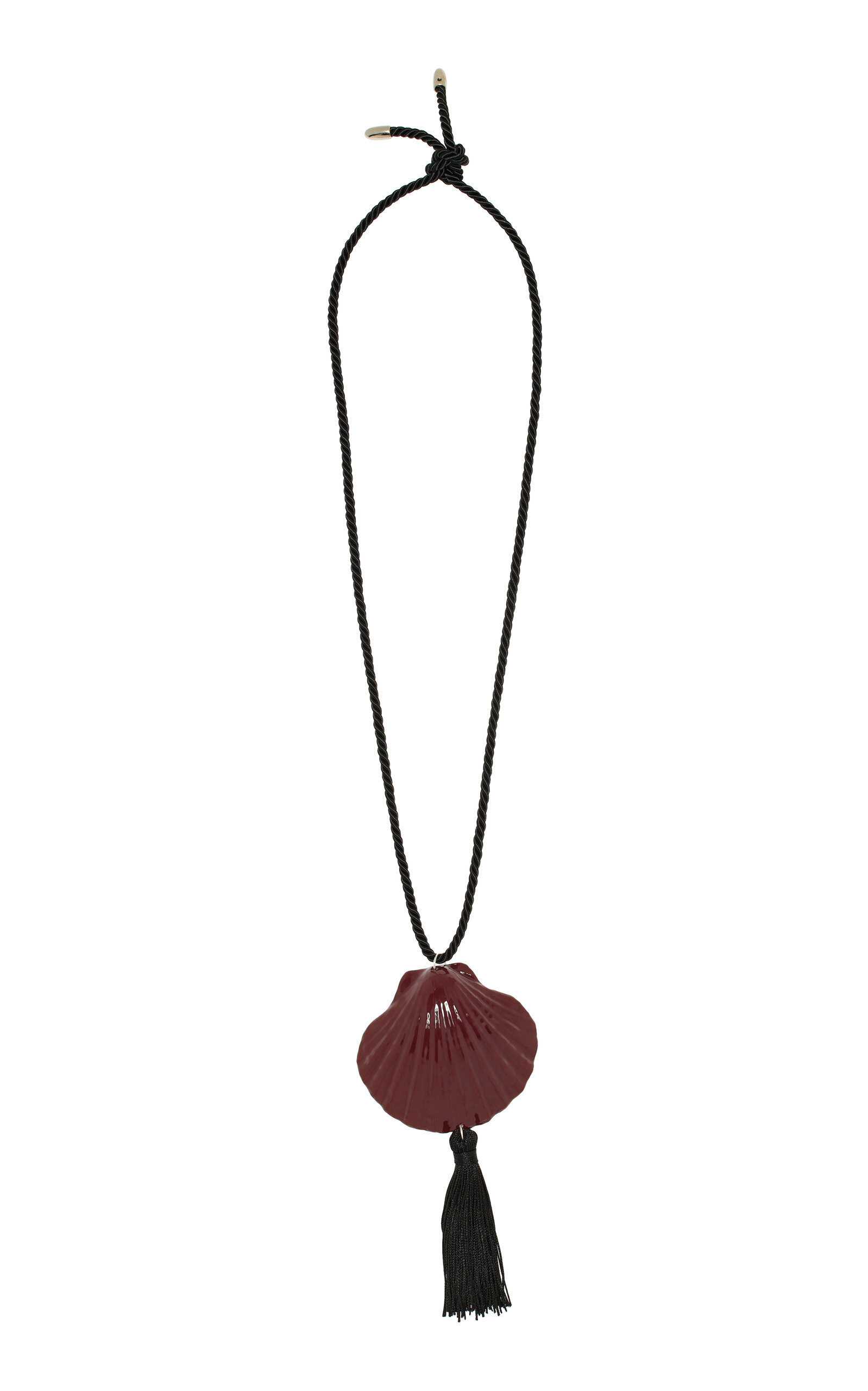 Julietta Pillar Shell Necklace - Black - OS - Moda Operandi - Women's Jewelry And Watches