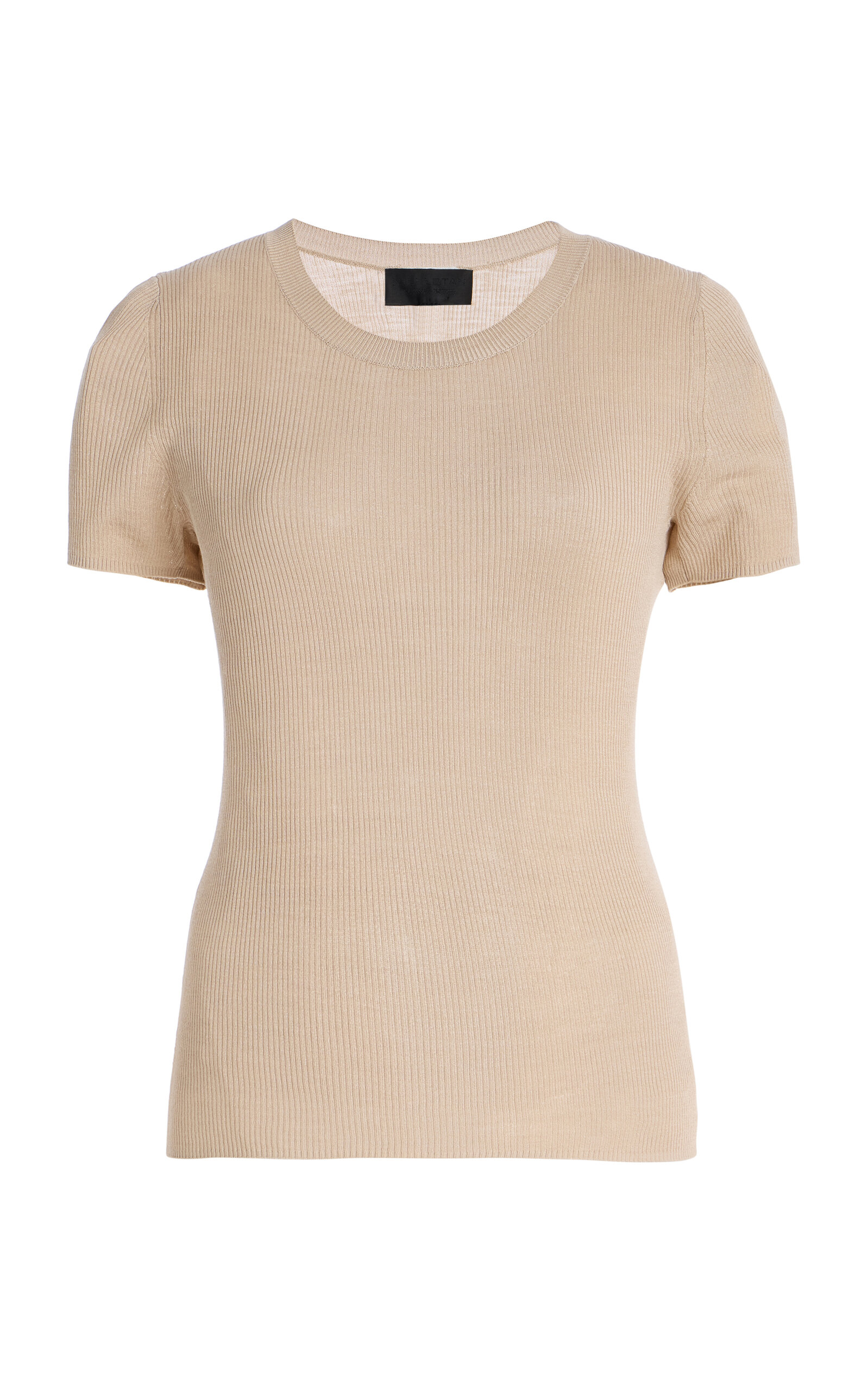 Nili Lotan Hettie Ribbed Crew-neck T-shirt