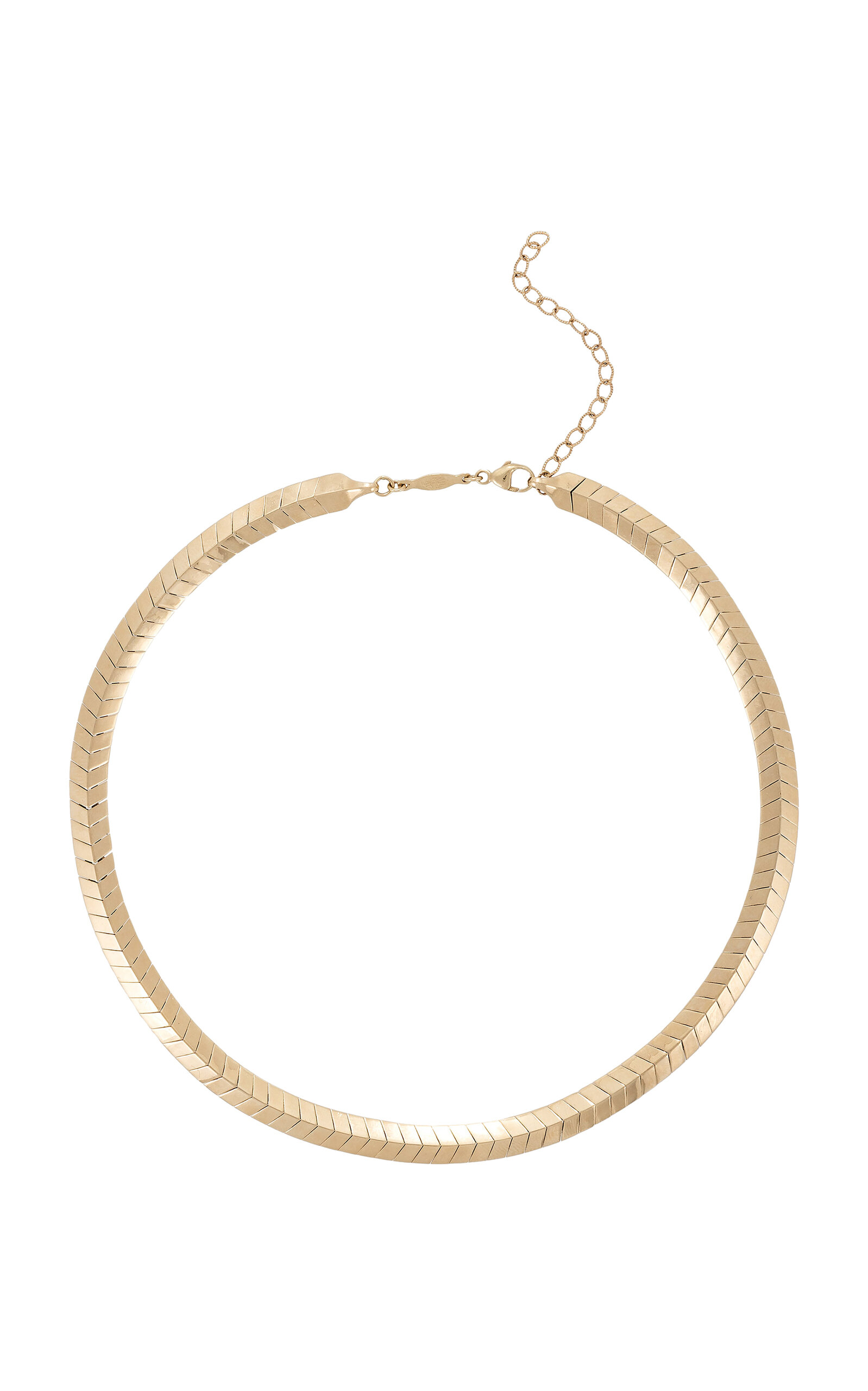 Fishtail 14K Yellow Gold Necklace