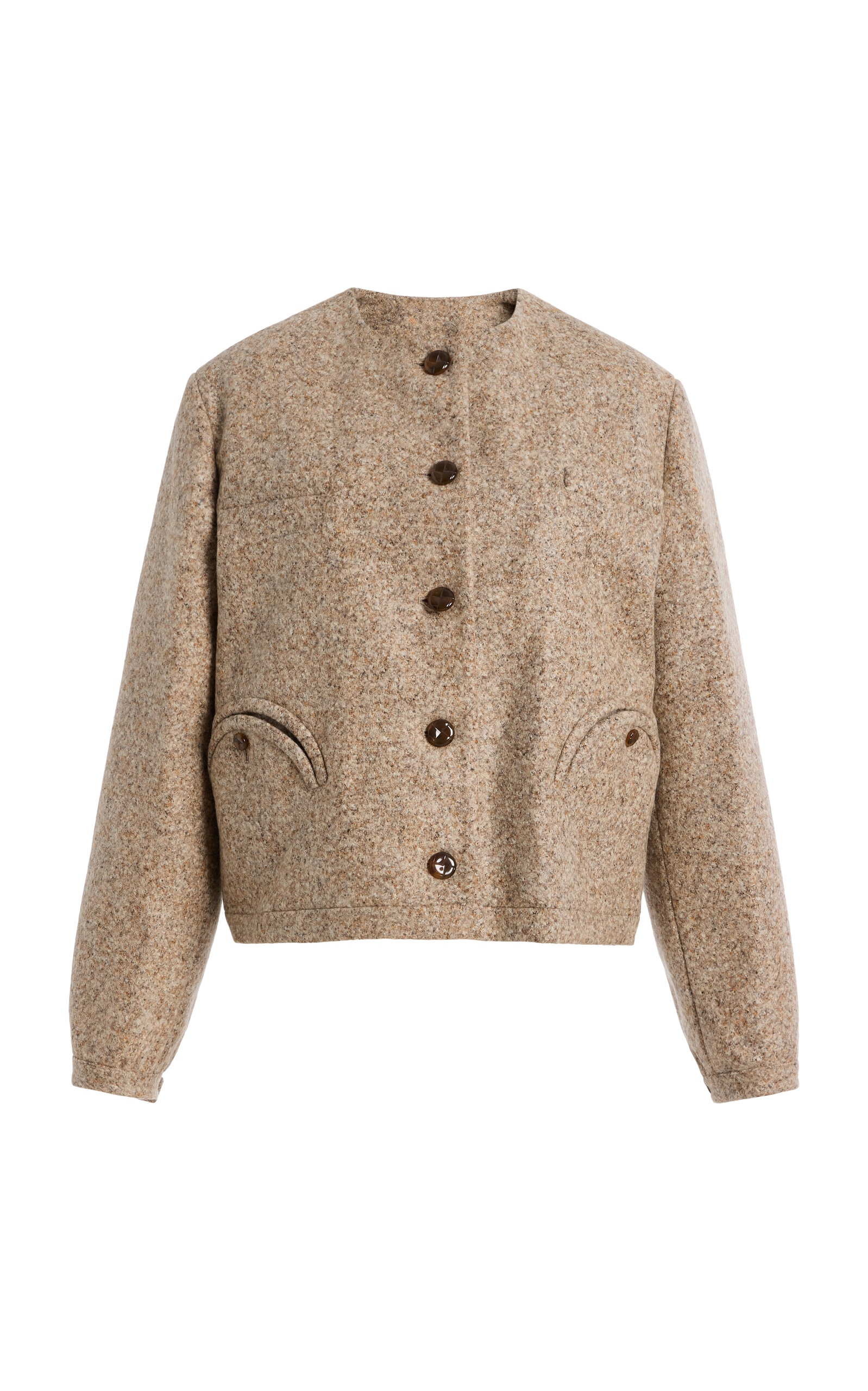 Blazé Milano Seanna Gliss Alpaca-Wool Bolero
