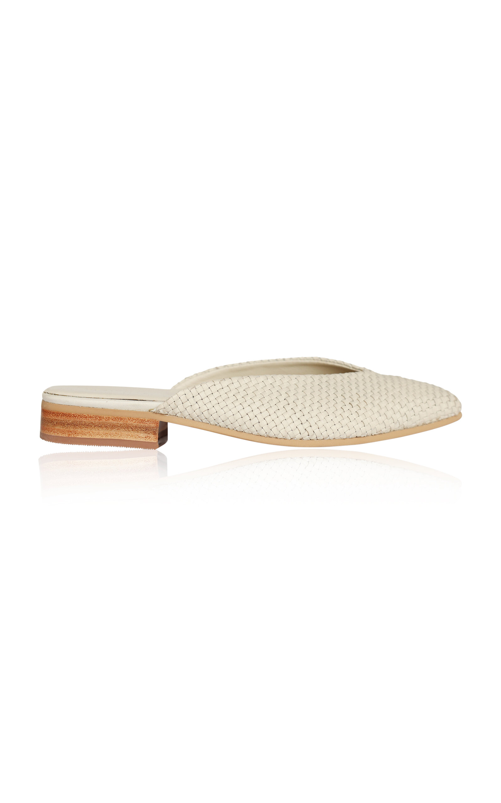 Bembien Faye Woven Leather Mules