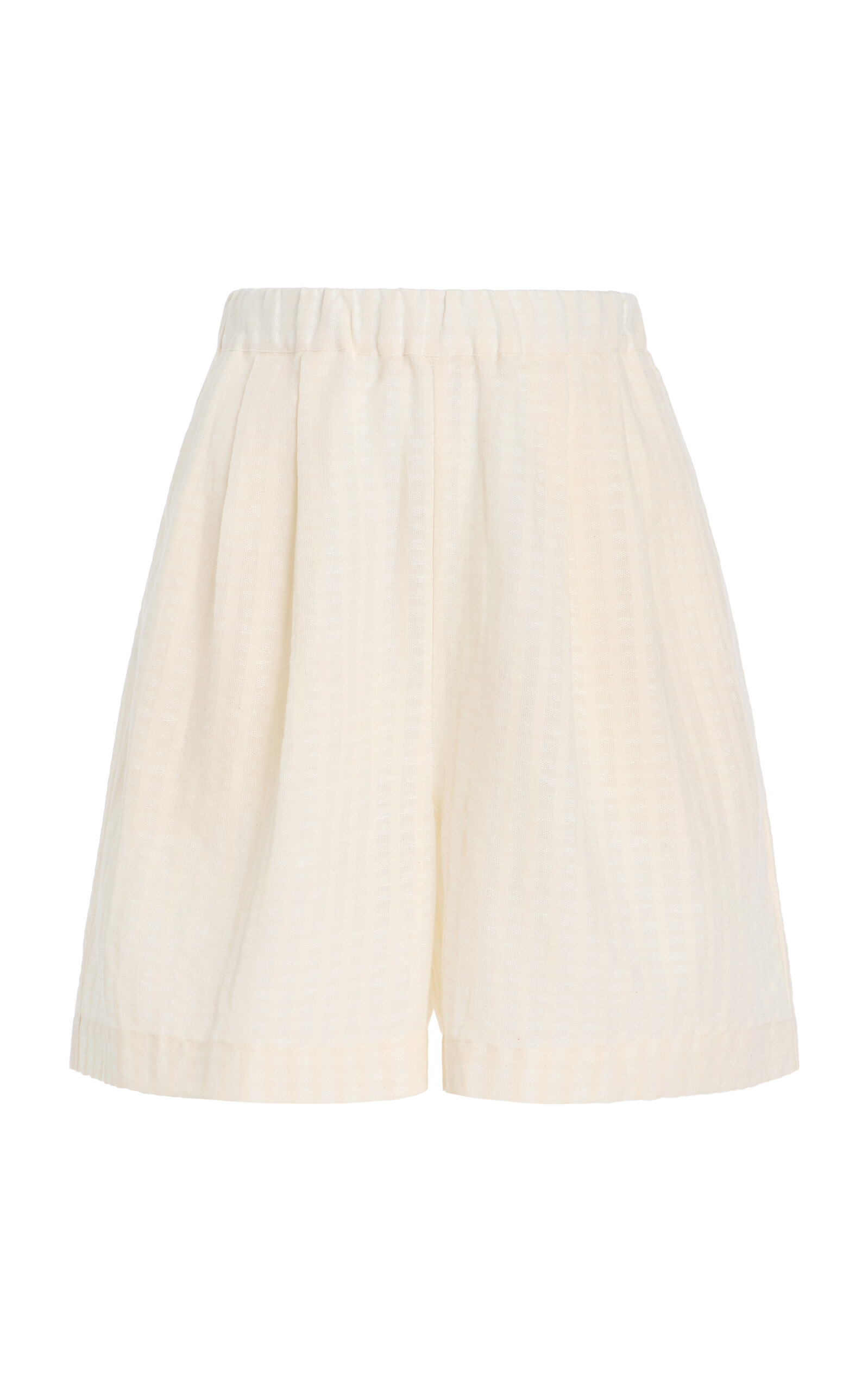 Asceno The Dallas Cotton-Linen Shorts