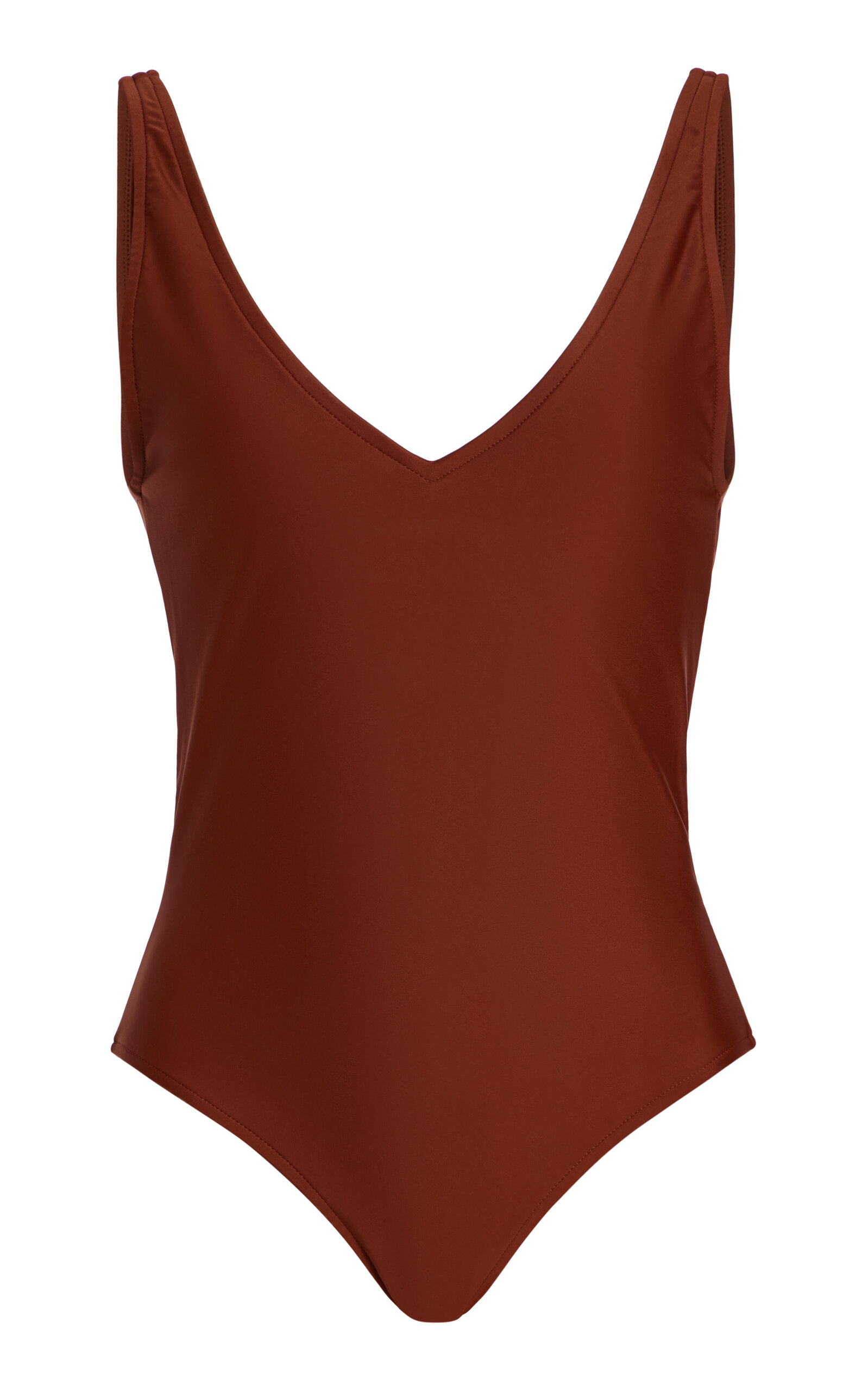 Asceno The Comporta One-Piece Swimsuit - Brown - XS