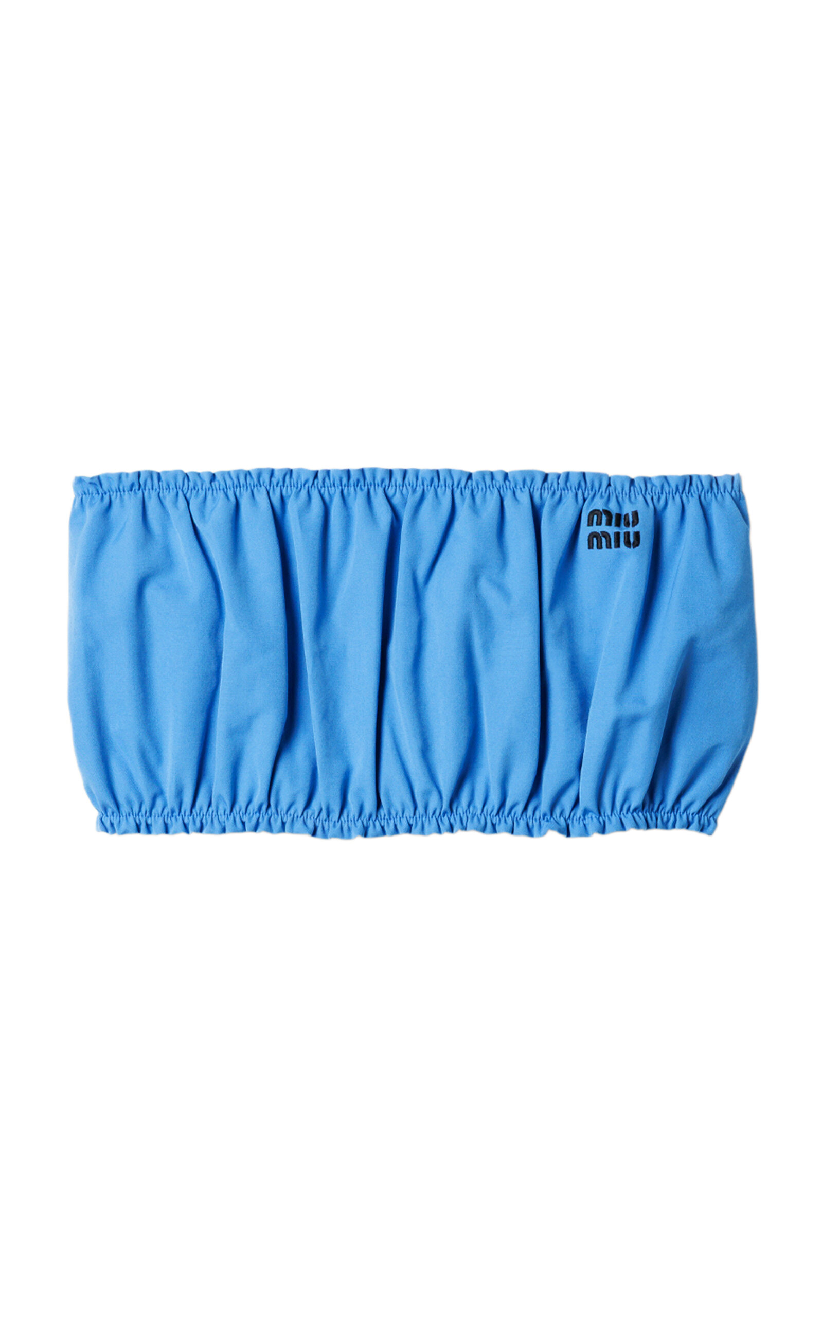 Miu Miu Cotton Poplin Bandeau Top