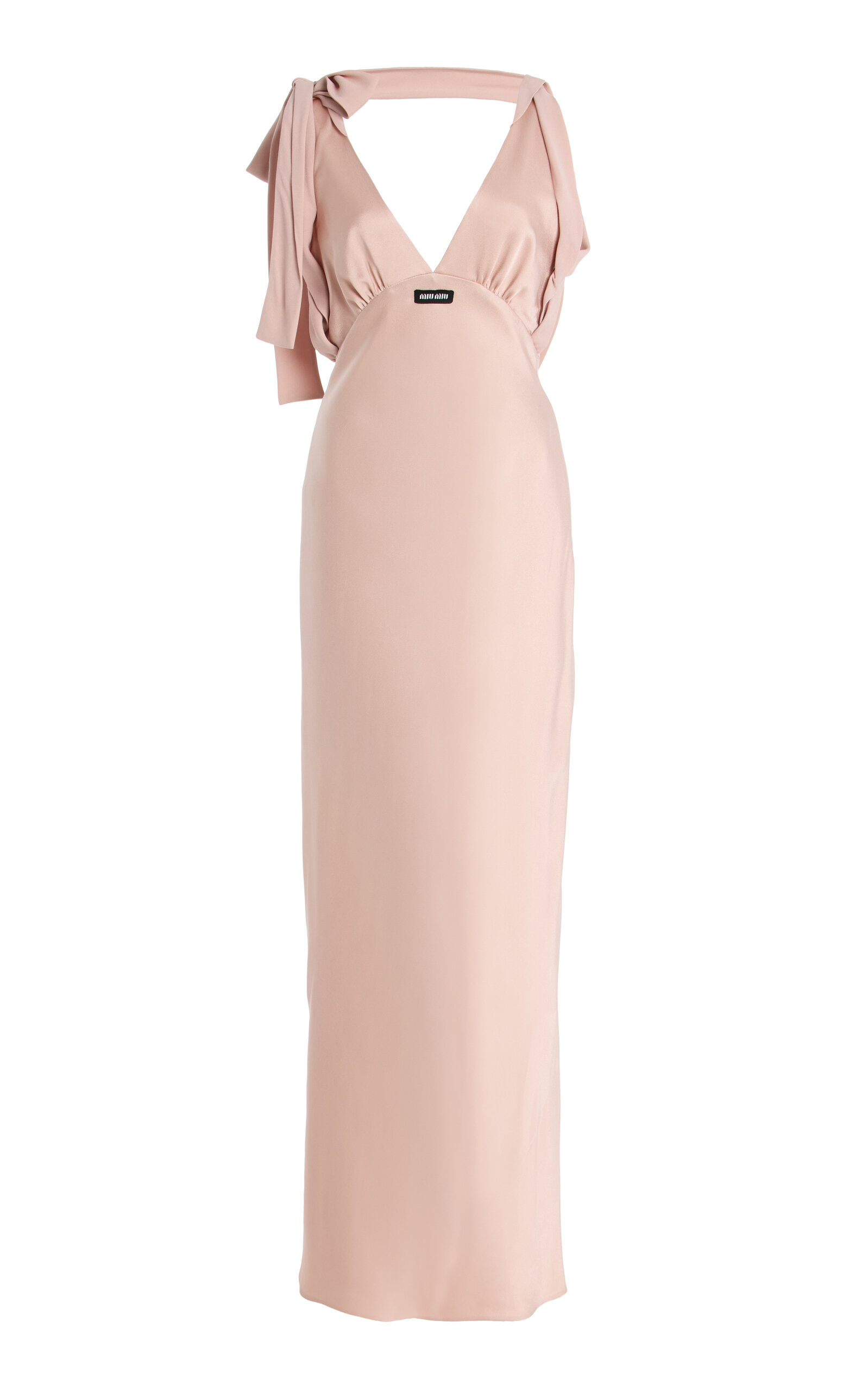 Miu Miu Satin Maxi Slip Dress