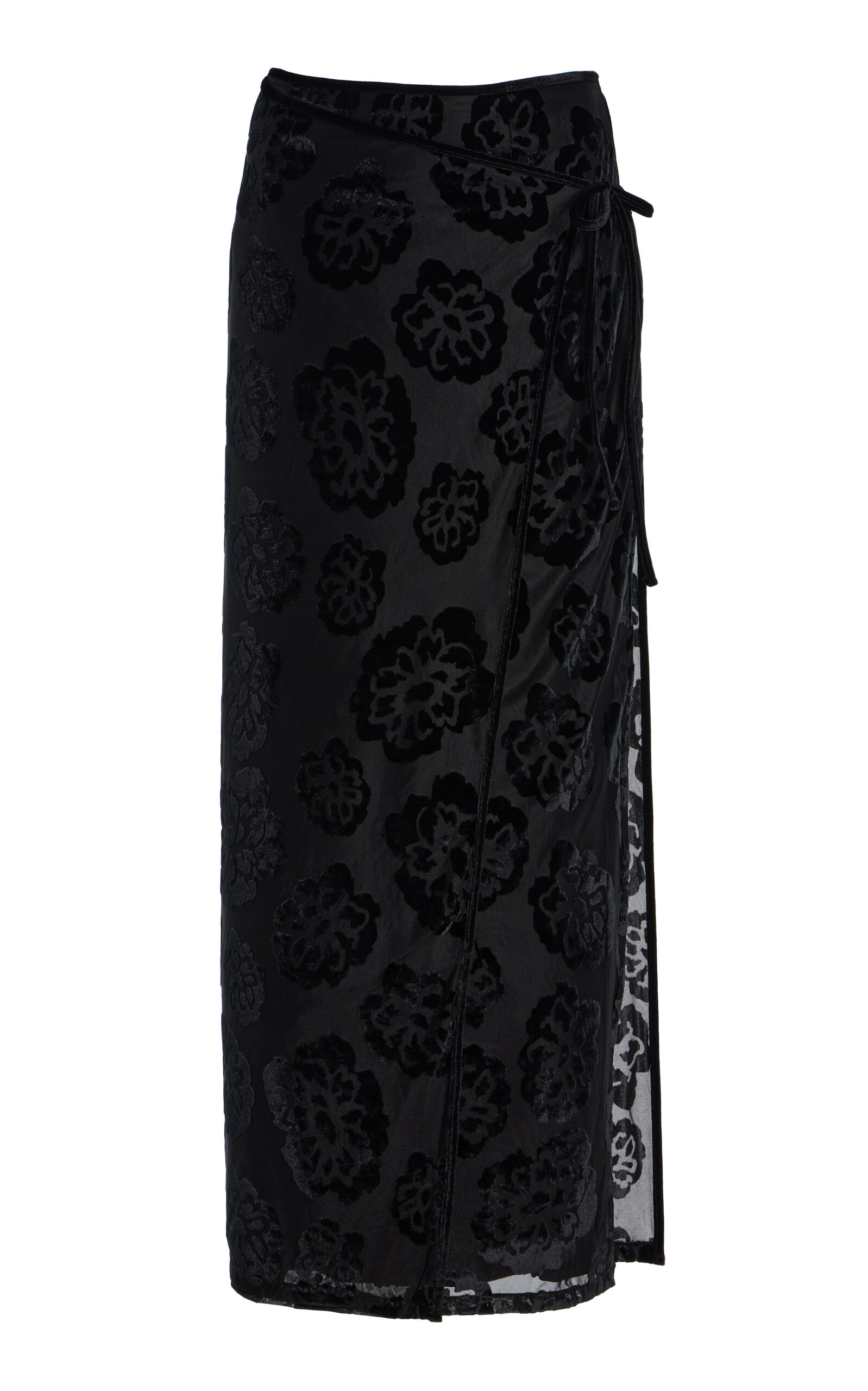 SIR Vittoria Wrap-Effect Maxi Skirt