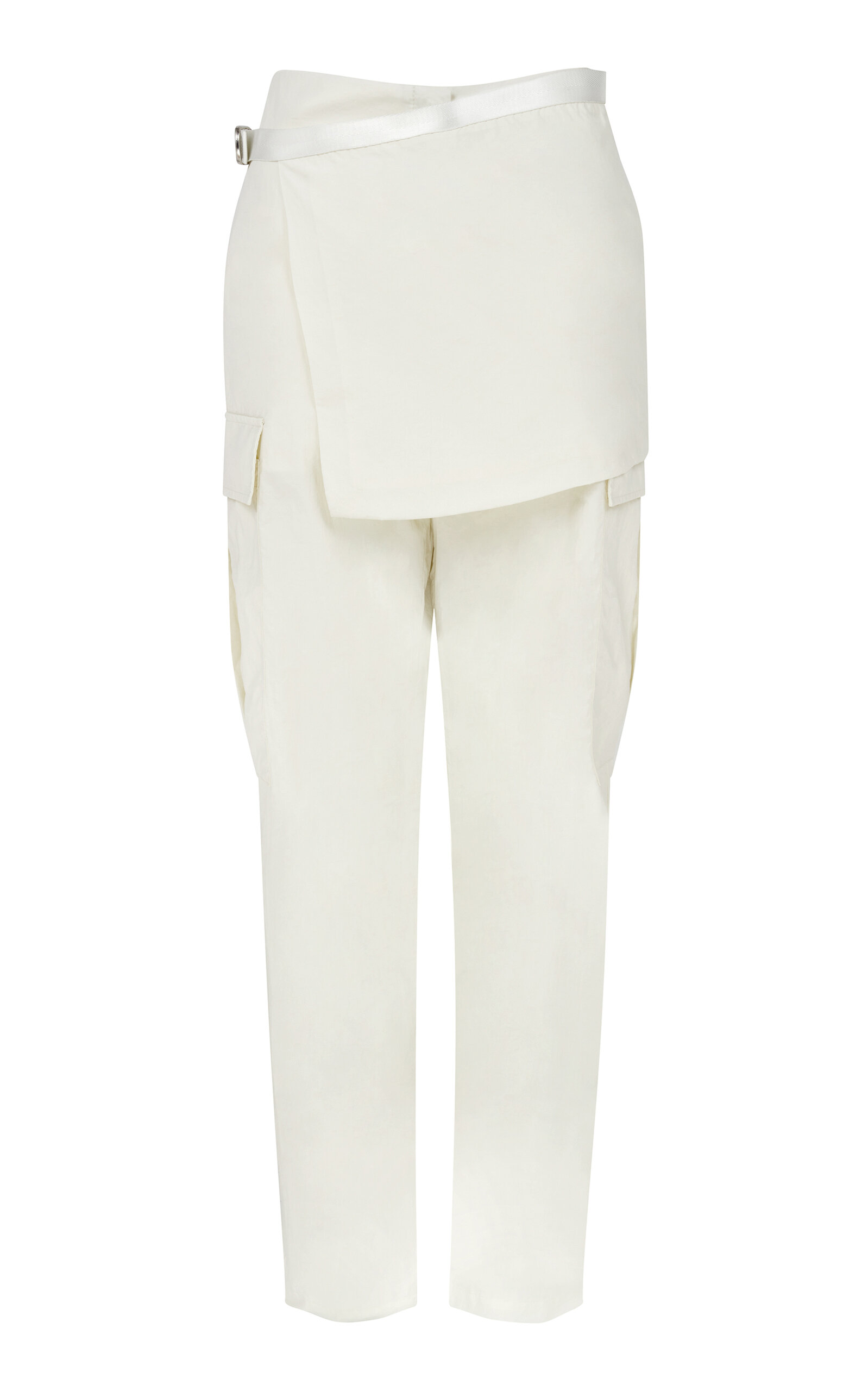 Paris Georgia Elliot Cotton Pants In Off-white