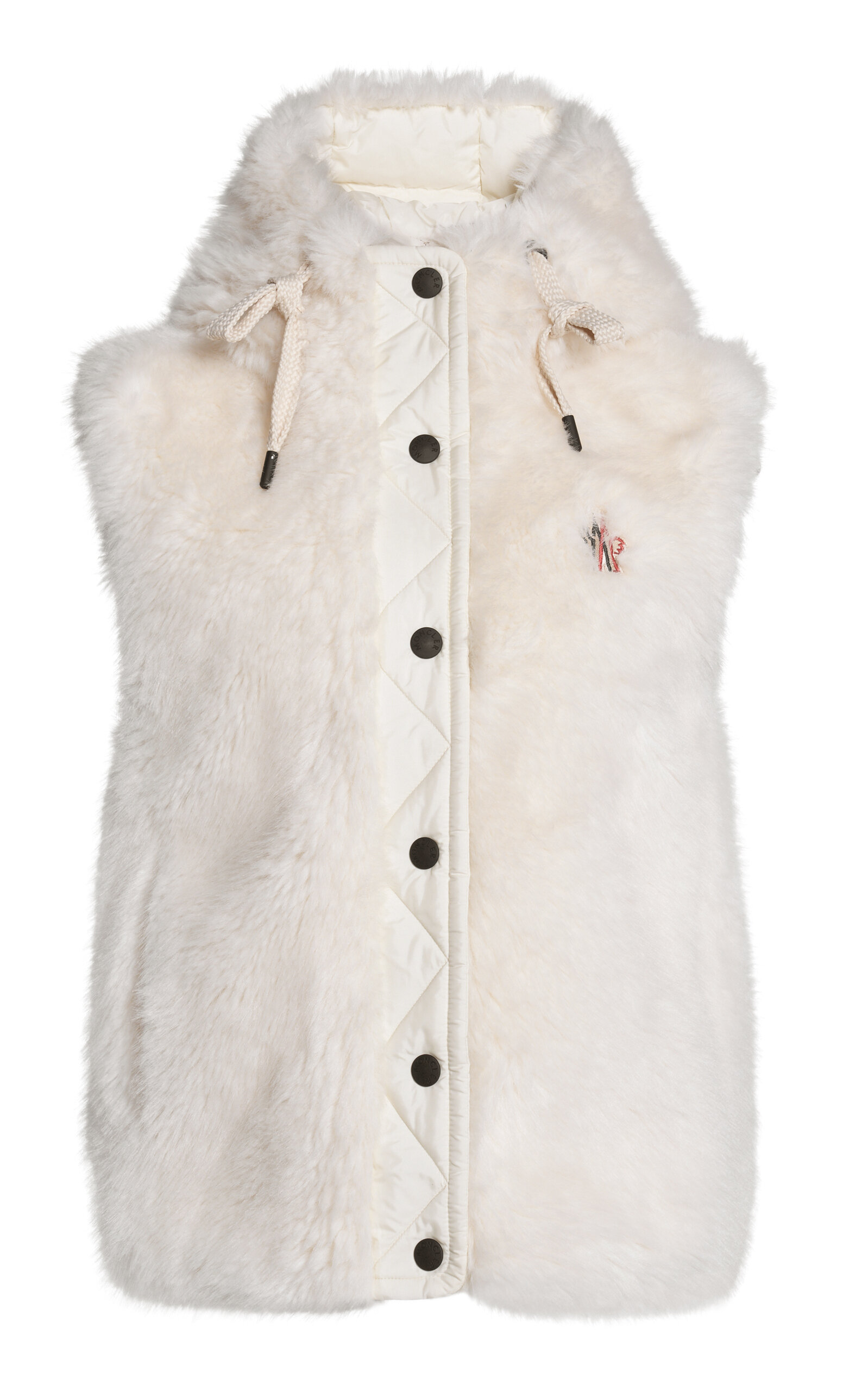 Moncler Grenoble Arve Faux Fur Vest - Women's Clothing