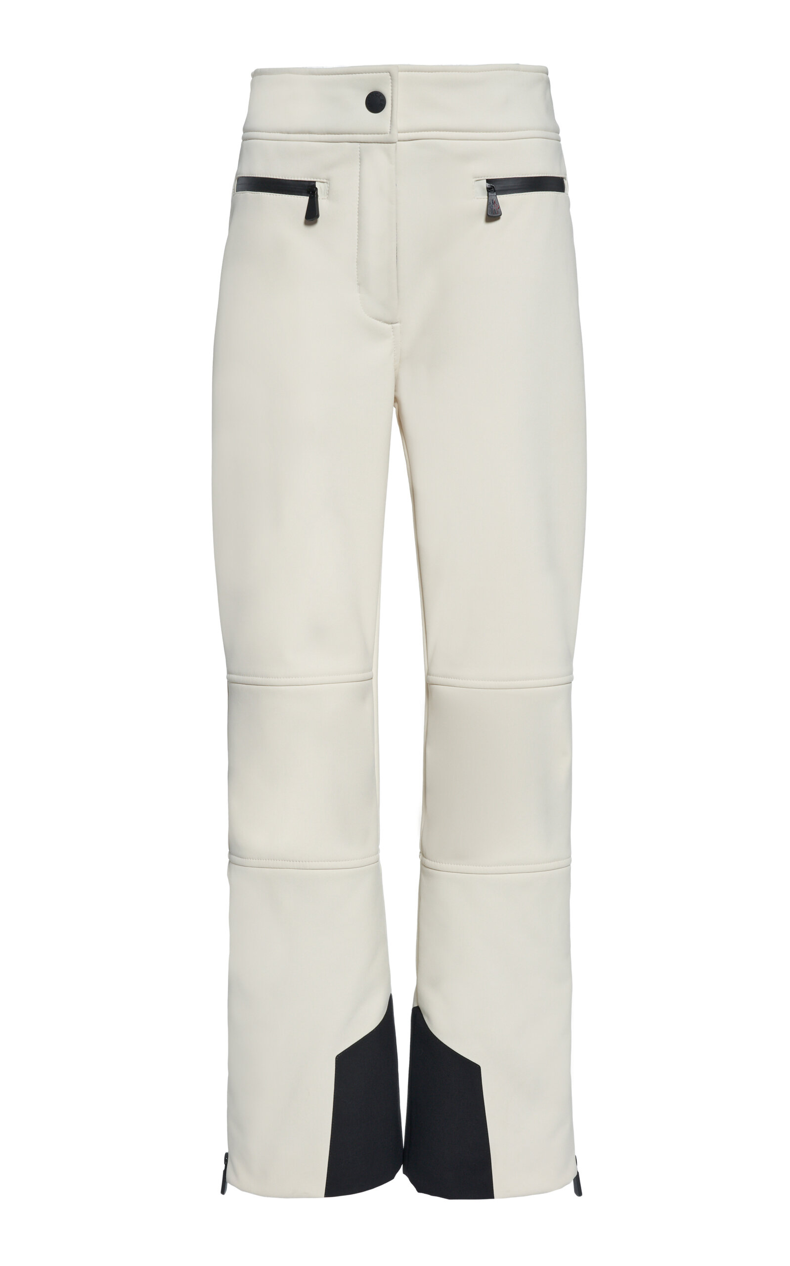 Moncler Tech-poplin Ski Pants In White