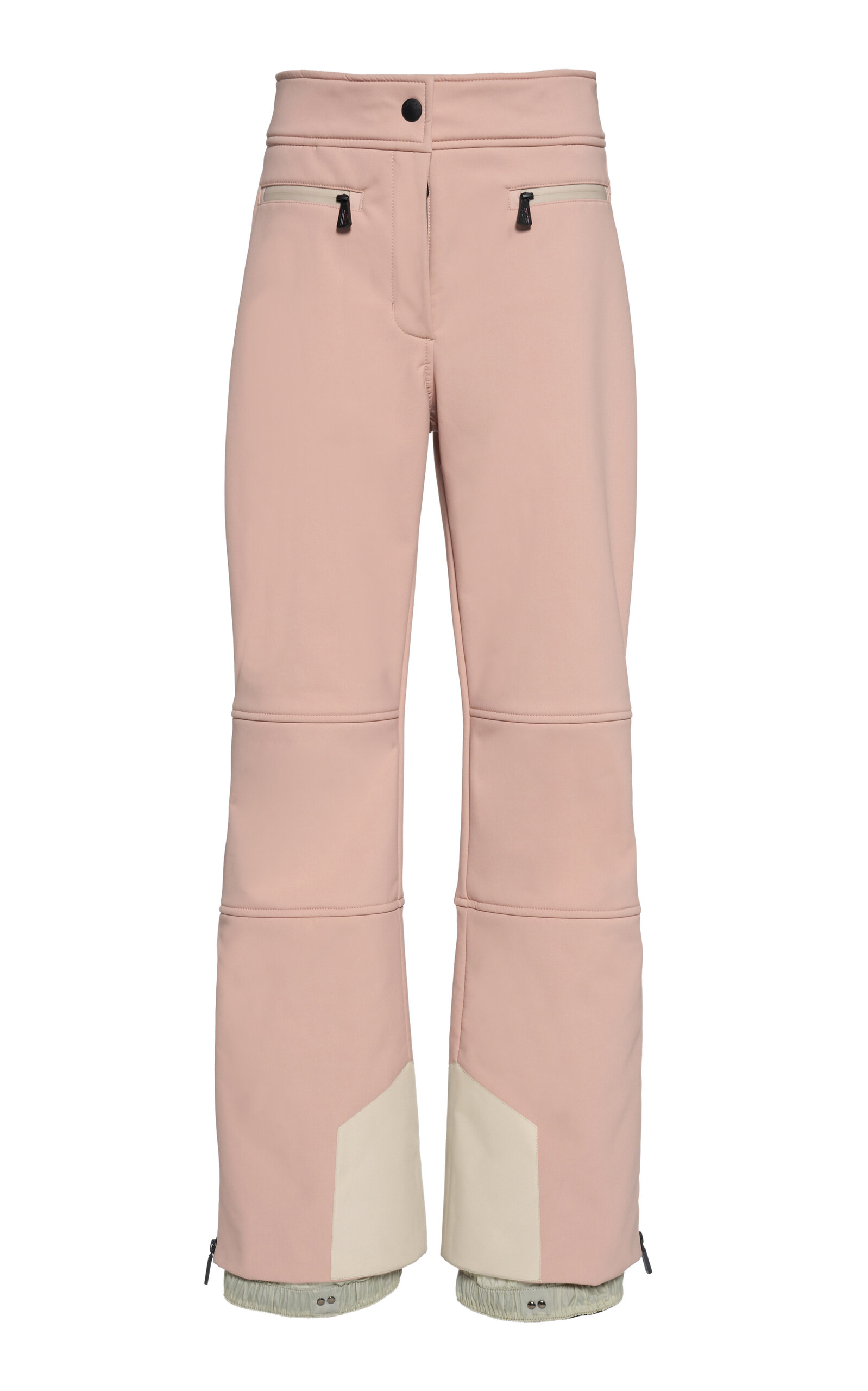 Moncler Tech-poplin Ski Pants In Pink