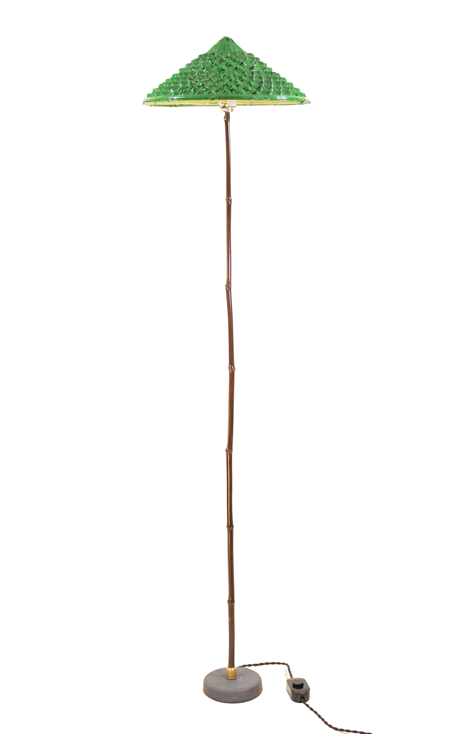 Tennant New York Bordighera Indoor/outdoor Floor Lamp In Dark Green