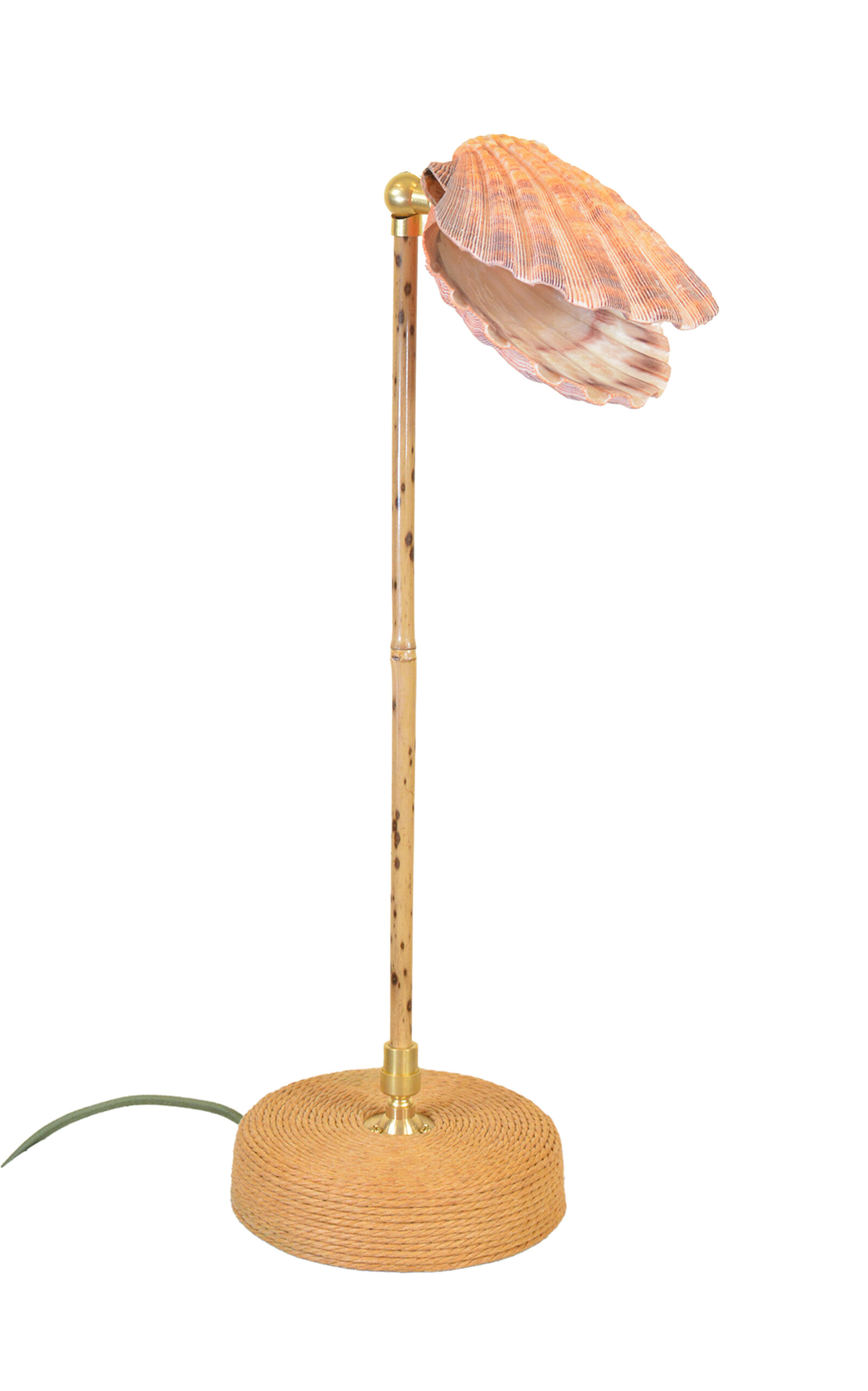 Tennant New York Ventimiglia Bamboo Task Lamp - Orange