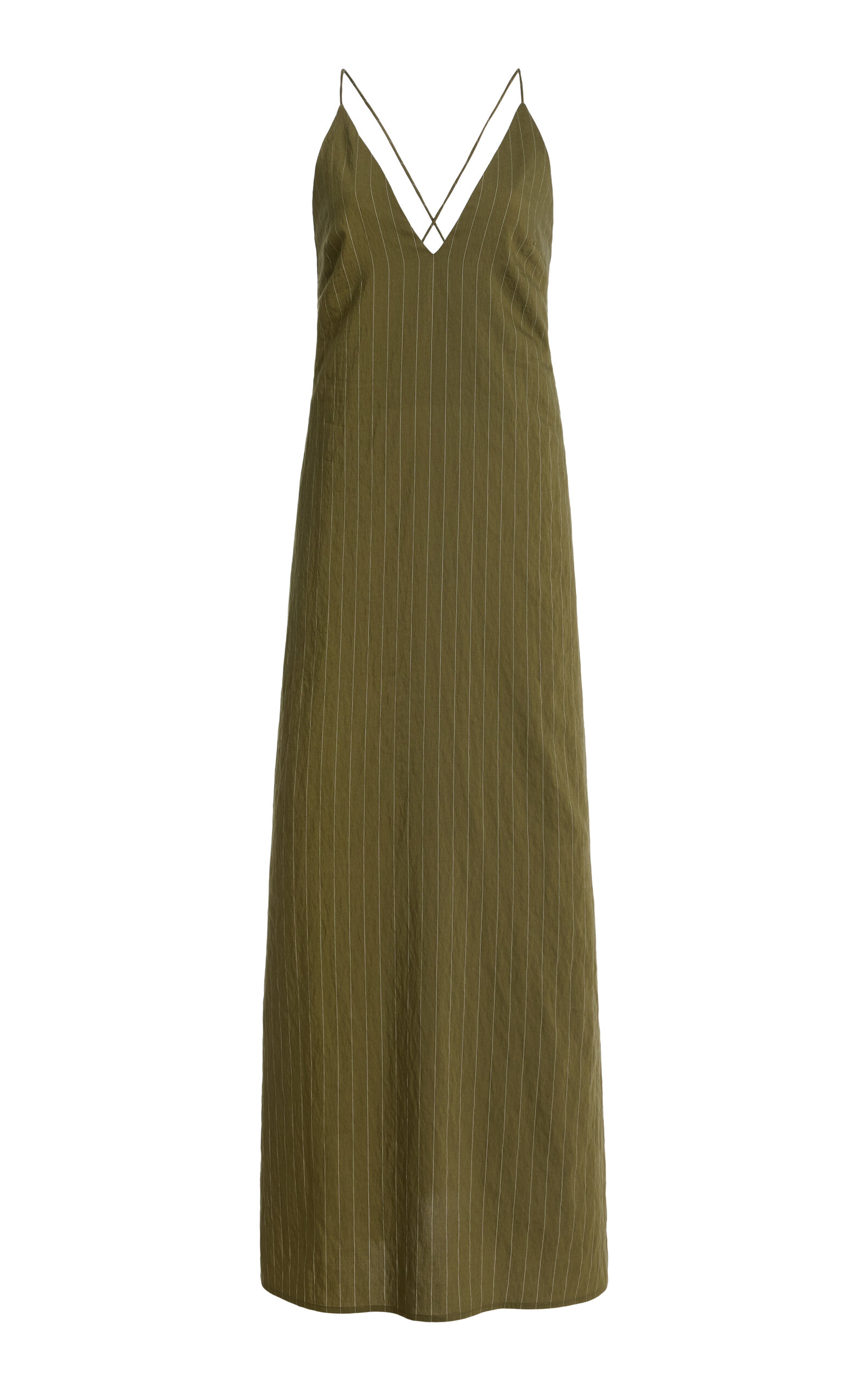 Elce Exclusive Amelie Striped Maxi Dress