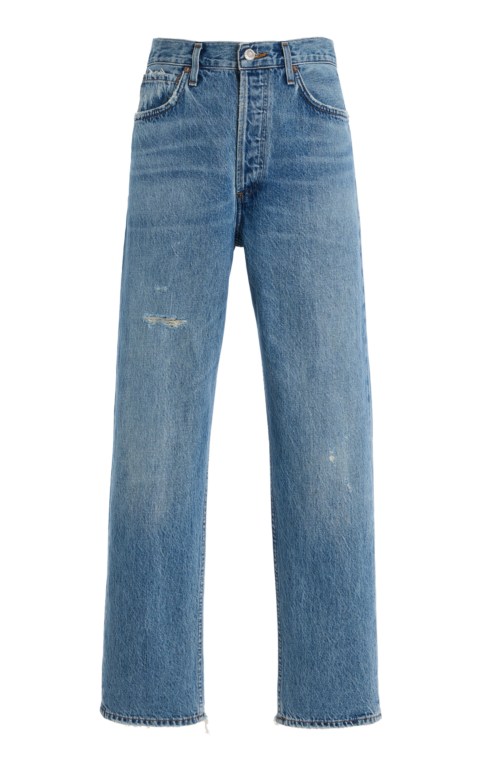 90s Mid-Rise Straight-Leg Jeans