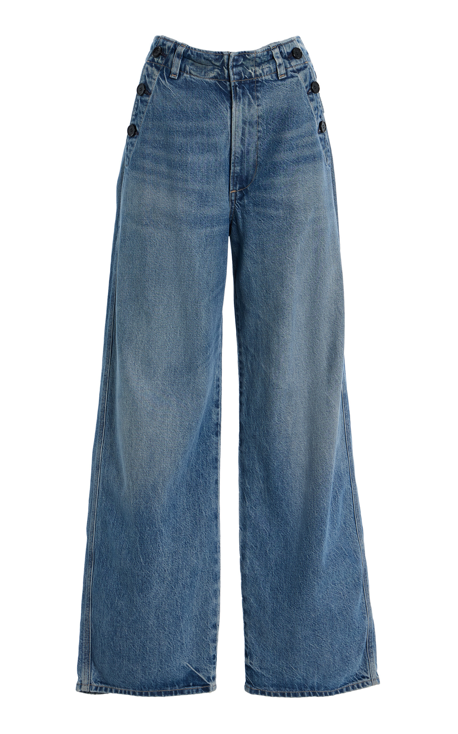Citizens Of Humanity Boardwalk Rigid High-rise Wide-leg Jeans In Medium Wash