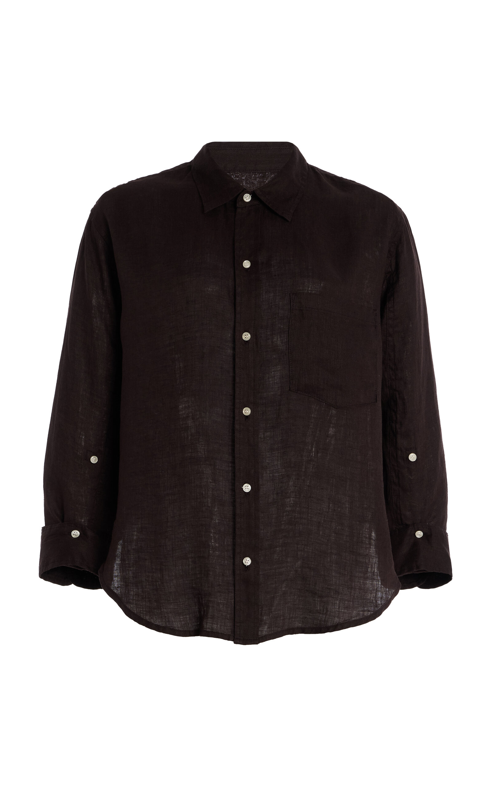 Citizens of Humanity Kayla Shrunken Linen Shirt